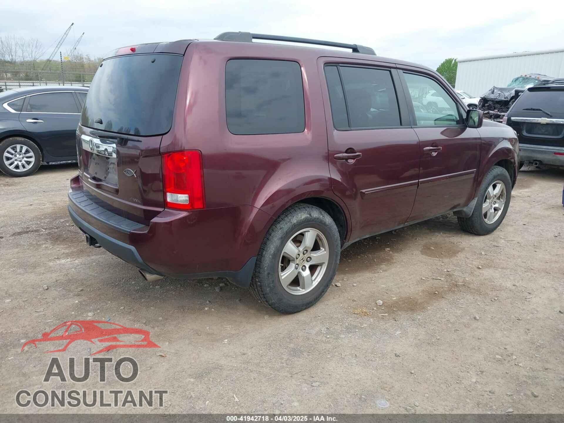 HONDA PILOT 2009 - 5FNYF486X9B026041