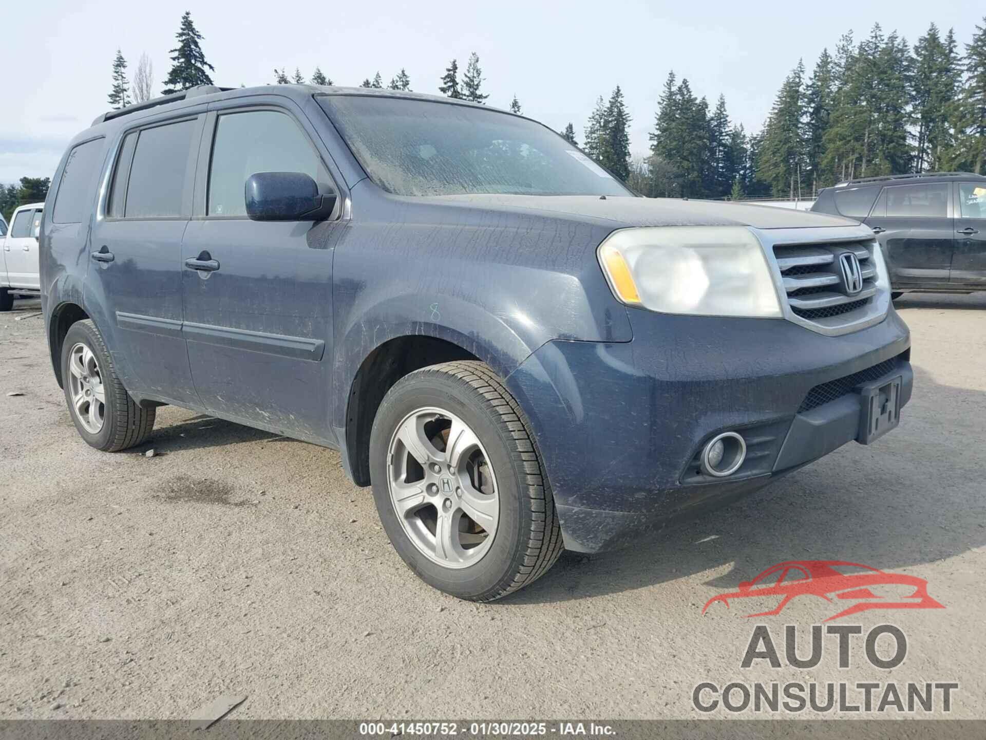 HONDA PILOT 2012 - 5FNYF4H58CB079058