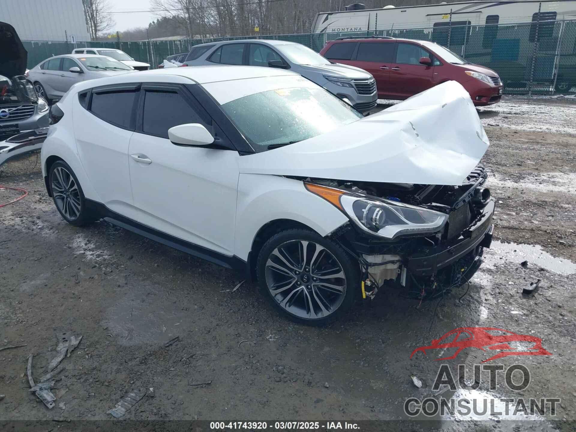 HYUNDAI VELOSTER 2016 - KMHTC6AE6GU275727