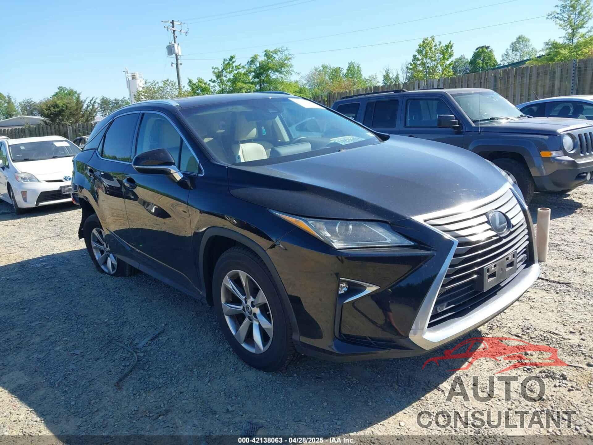 LEXUS RX 350 2019 - 2T2BZMCA0KC187304