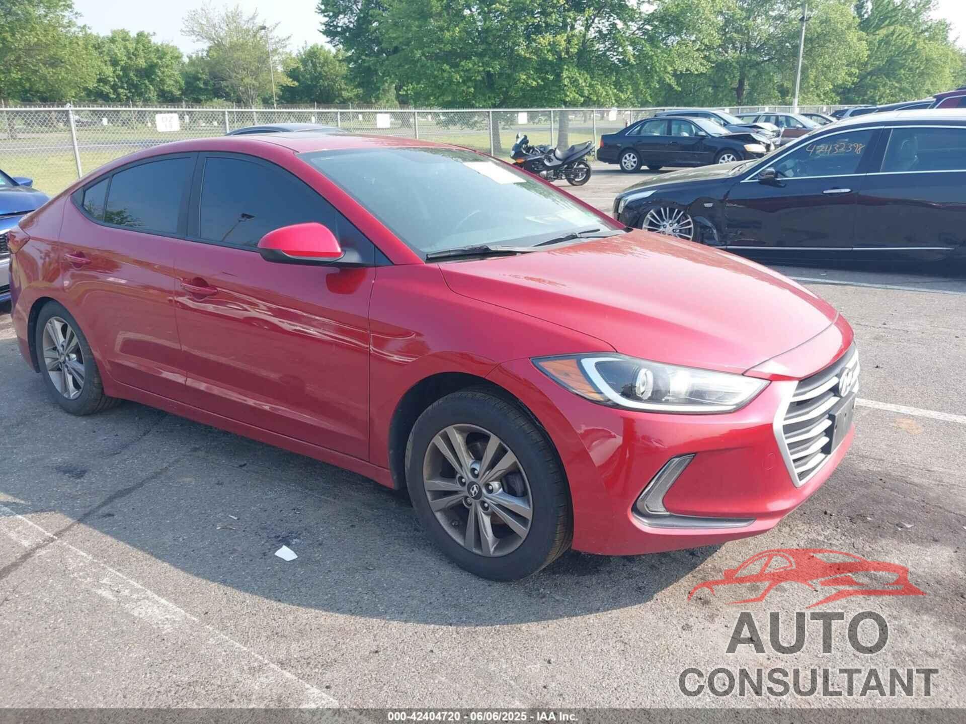 HYUNDAI ELANTRA 2018 - KMHD84LF2JU466391