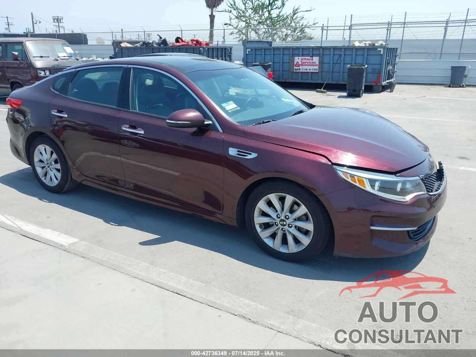 KIA OPTIMA 2016 - 5XXGU4L30GG093630