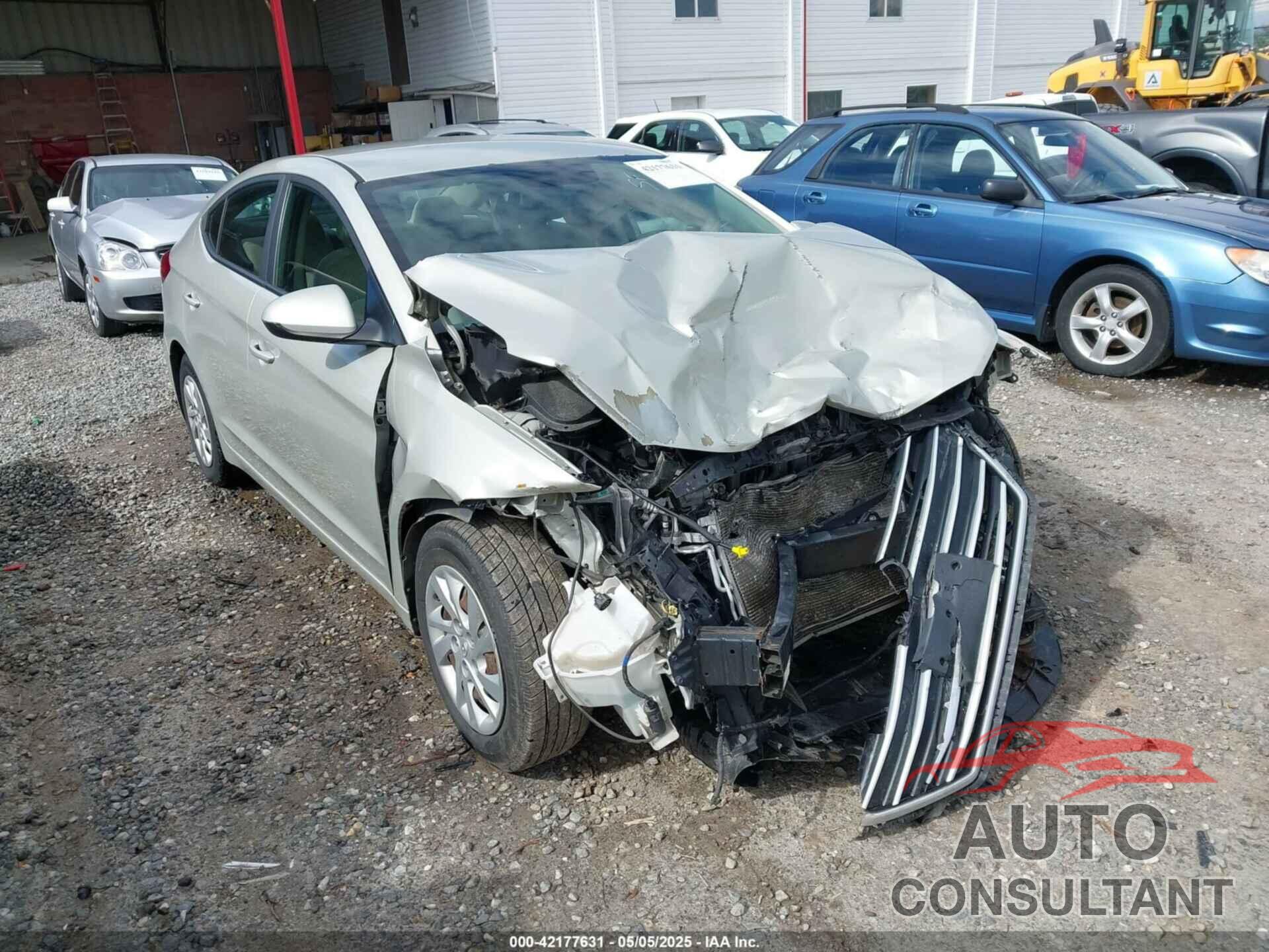 HYUNDAI ELANTRA 2017 - 5NPD74LF4HH182059