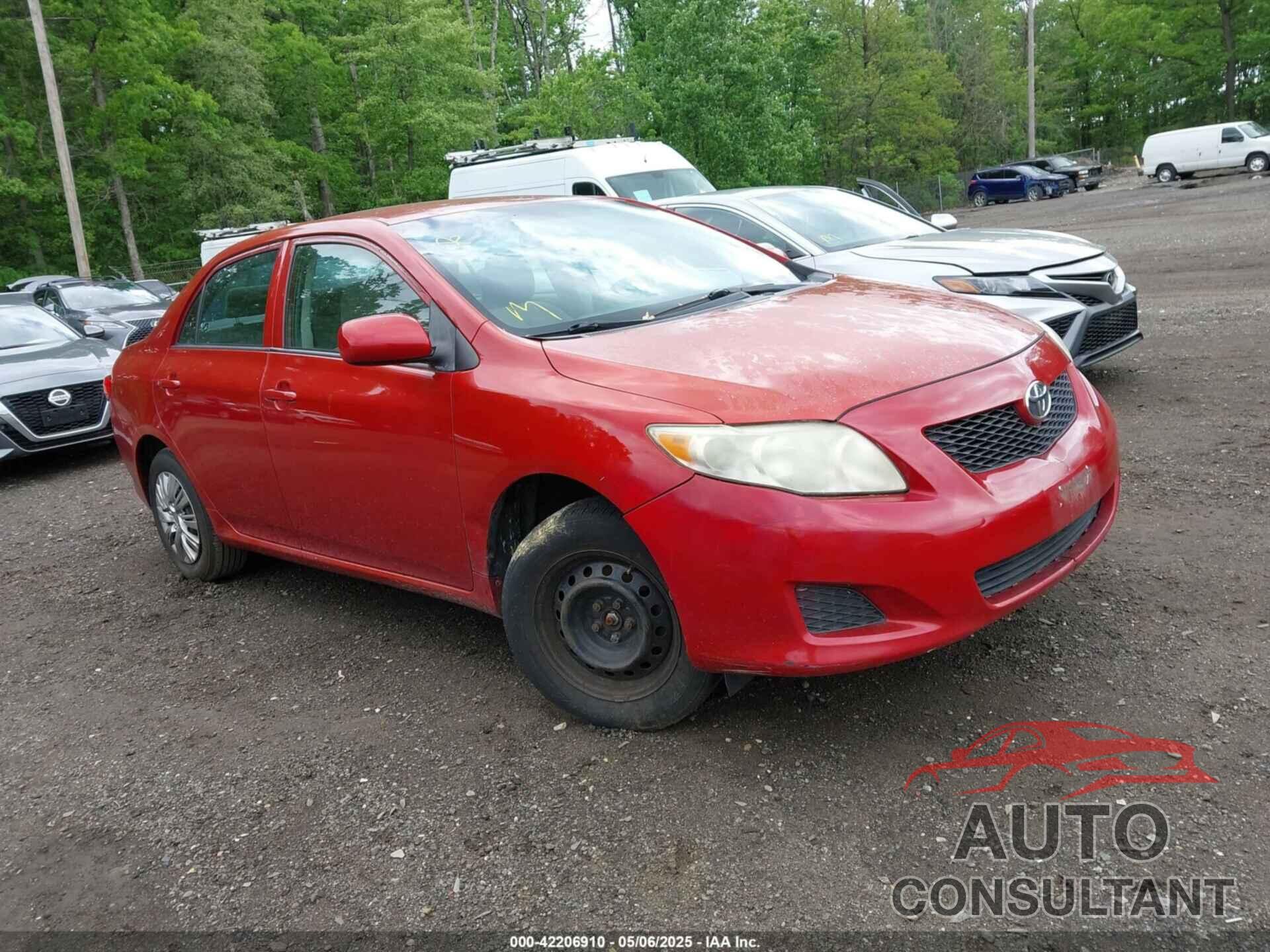 TOYOTA COROLLA 2009 - JTDBL40E399050323