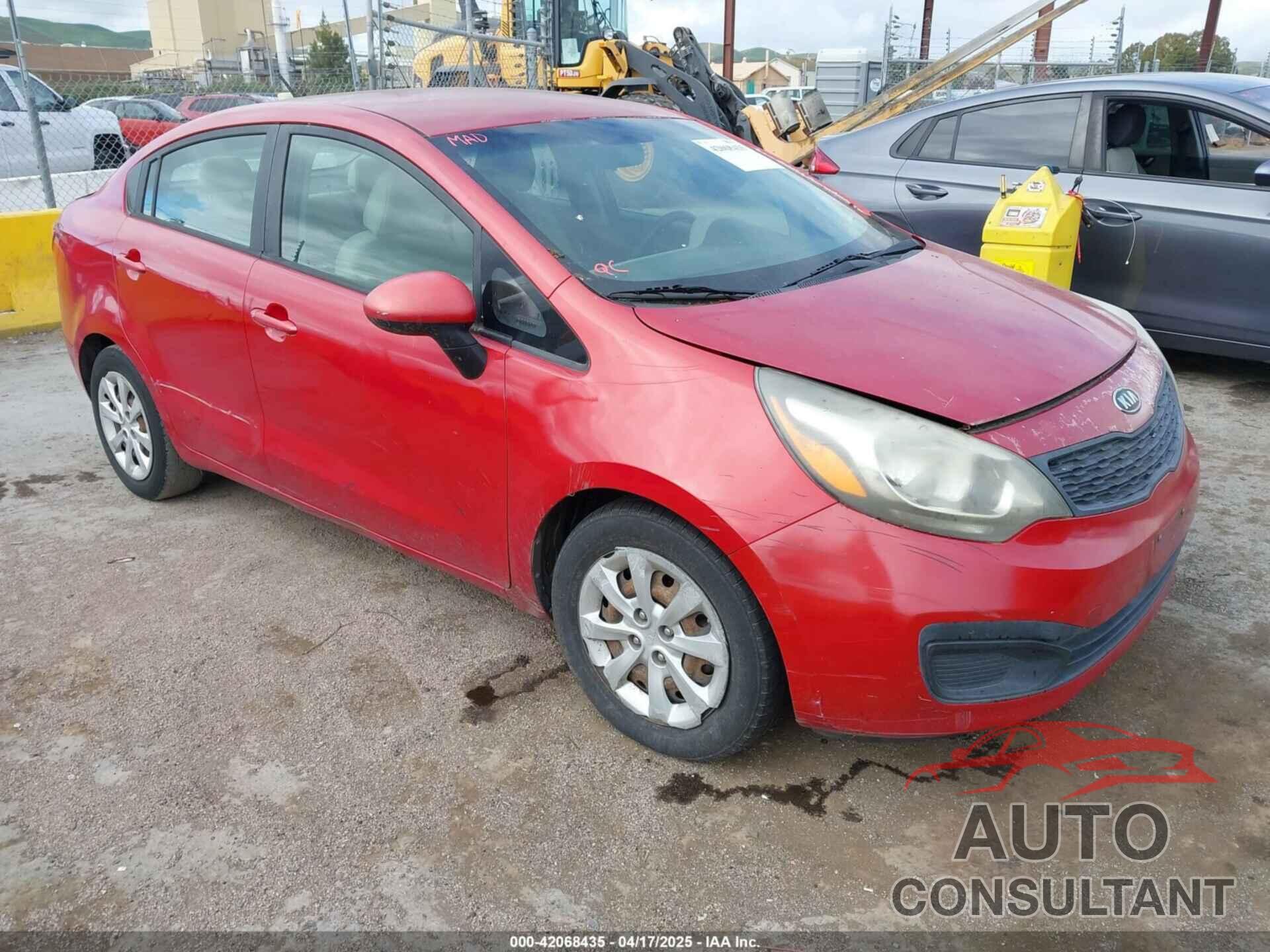 KIA RIO 2013 - KNADM4A38D6110543