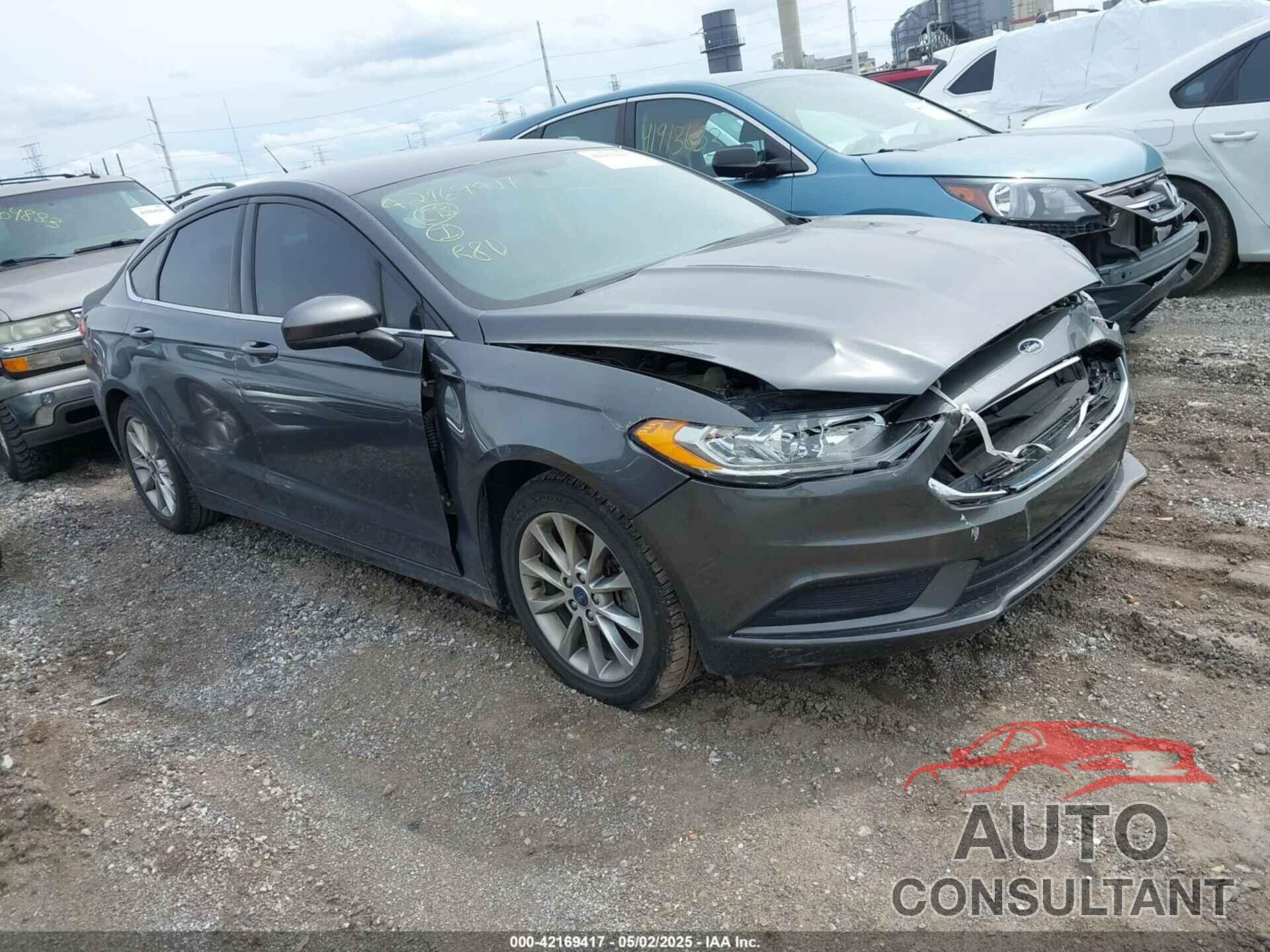 FORD FUSION 2017 - 3FA6P0H74HR125124