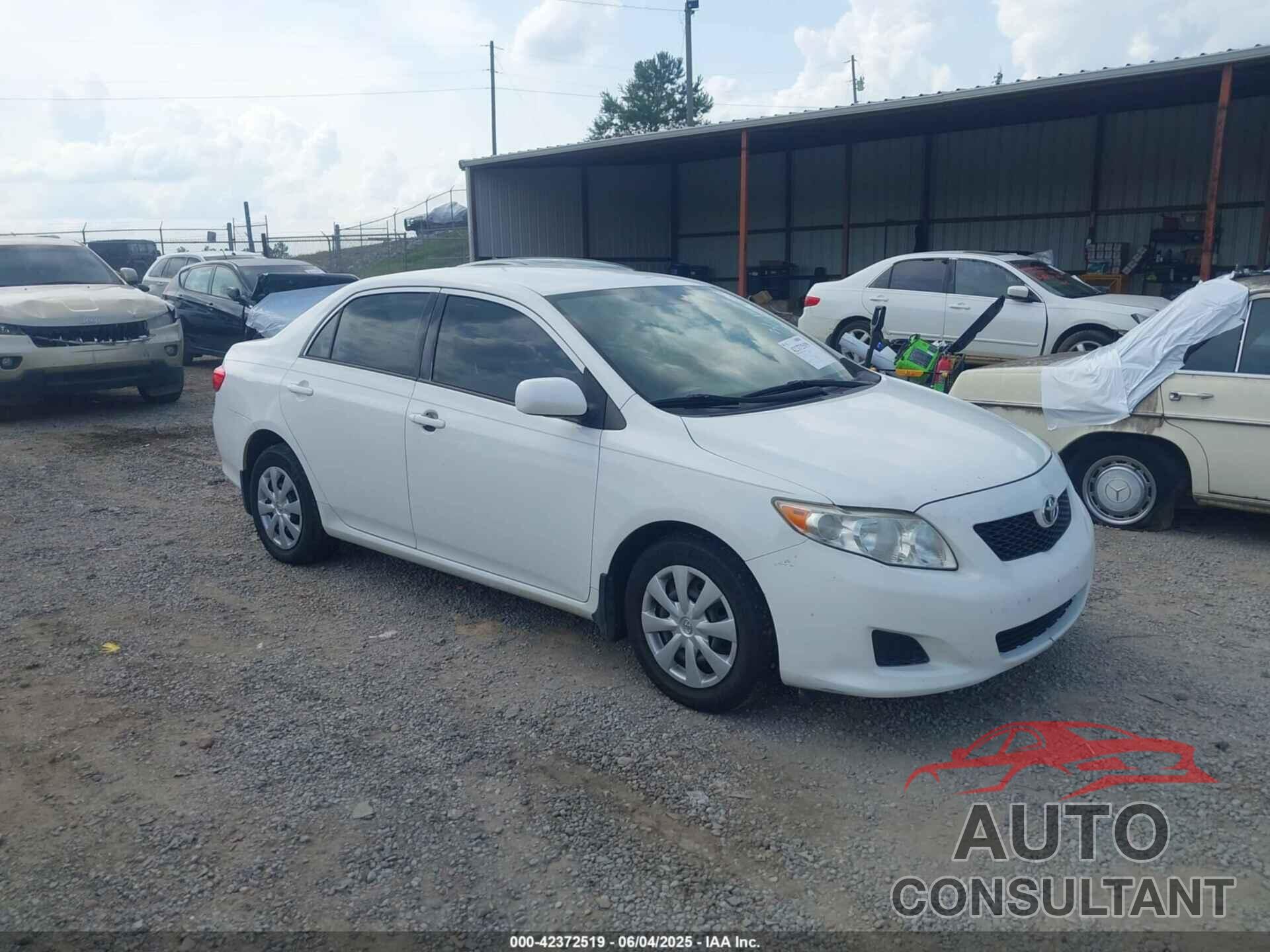 TOYOTA COROLLA 2009 - JTDBL40E199043368