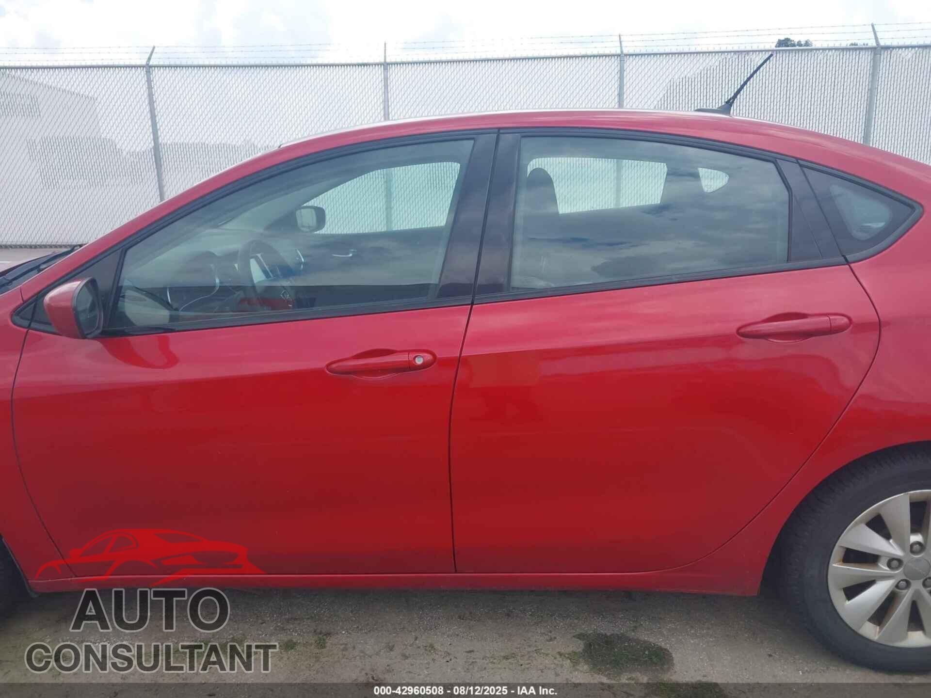 DODGE DART 2014 - 1C3CDFBB4ED677799