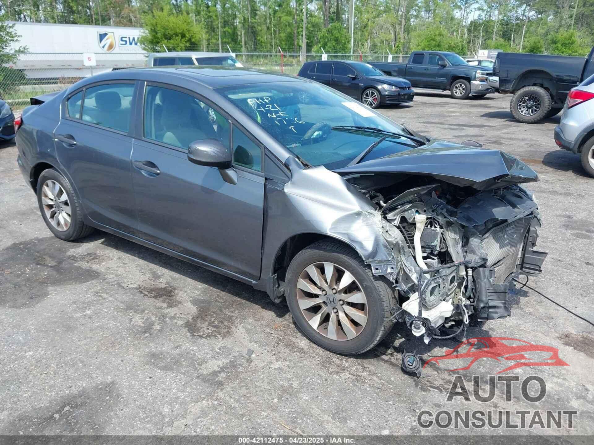 HONDA CIVIC 2013 - 19XFB2F87DE041736
