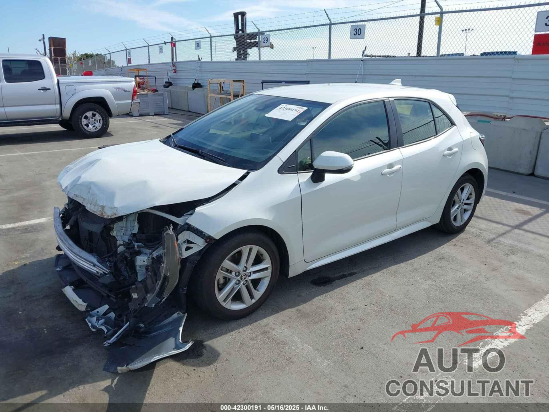 TOYOTA COROLLA 2020 - JTND4RBE4L3074488