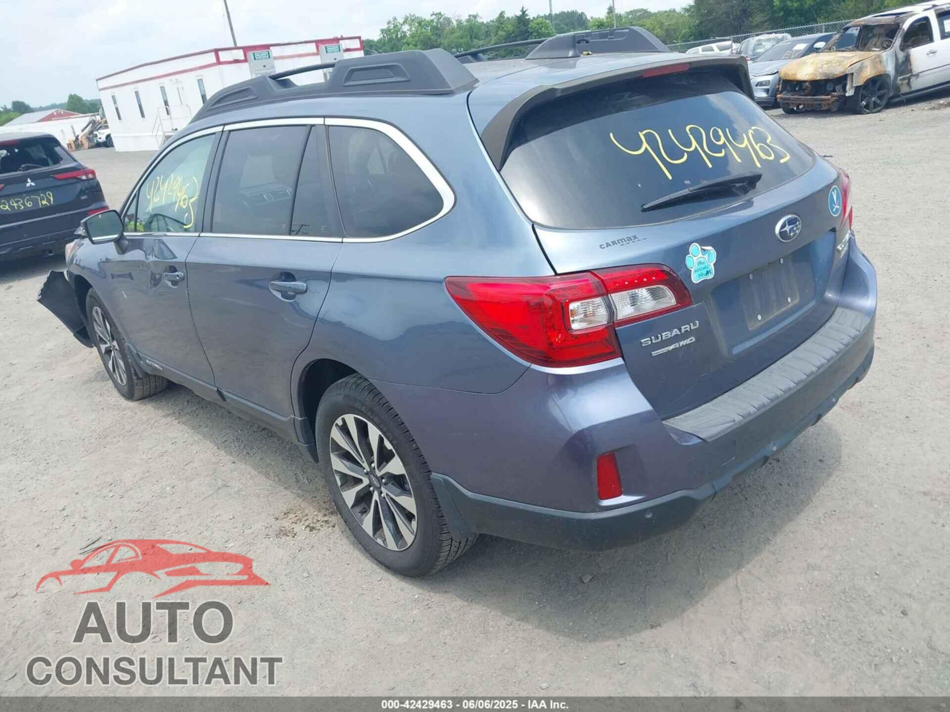 SUBARU OUTBACK 2017 - 4S4BSANC2H3364356