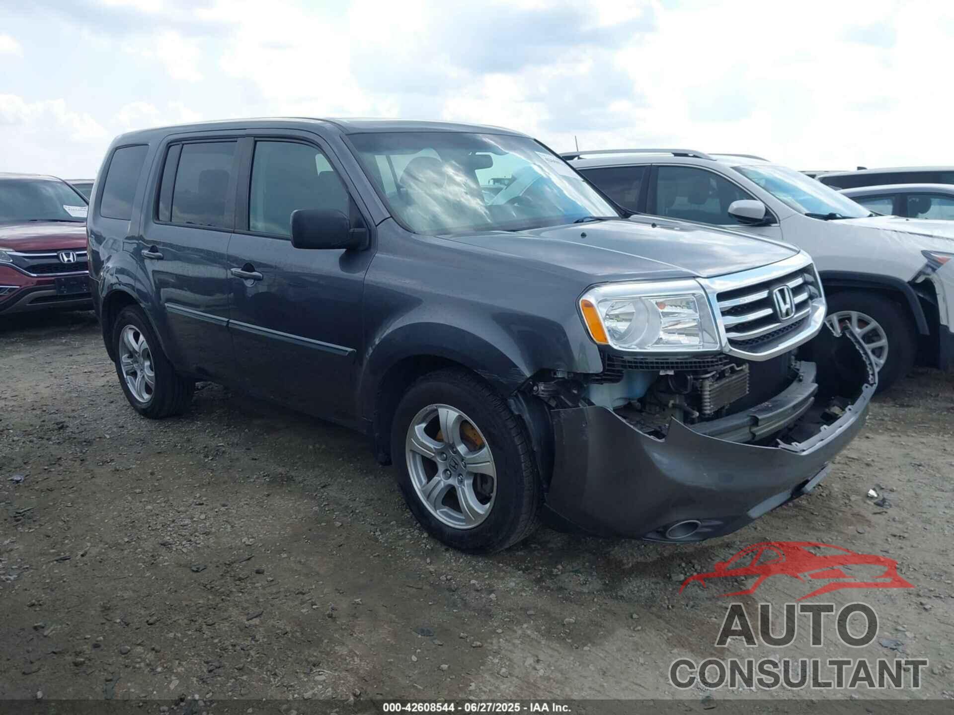 HONDA PILOT 2012 - 5FNYF4H53CB081249