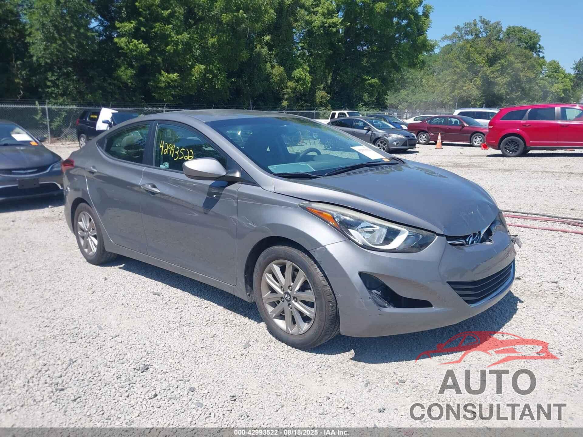 HYUNDAI ELANTRA 2014 - 5NPDH4AE3EH482422