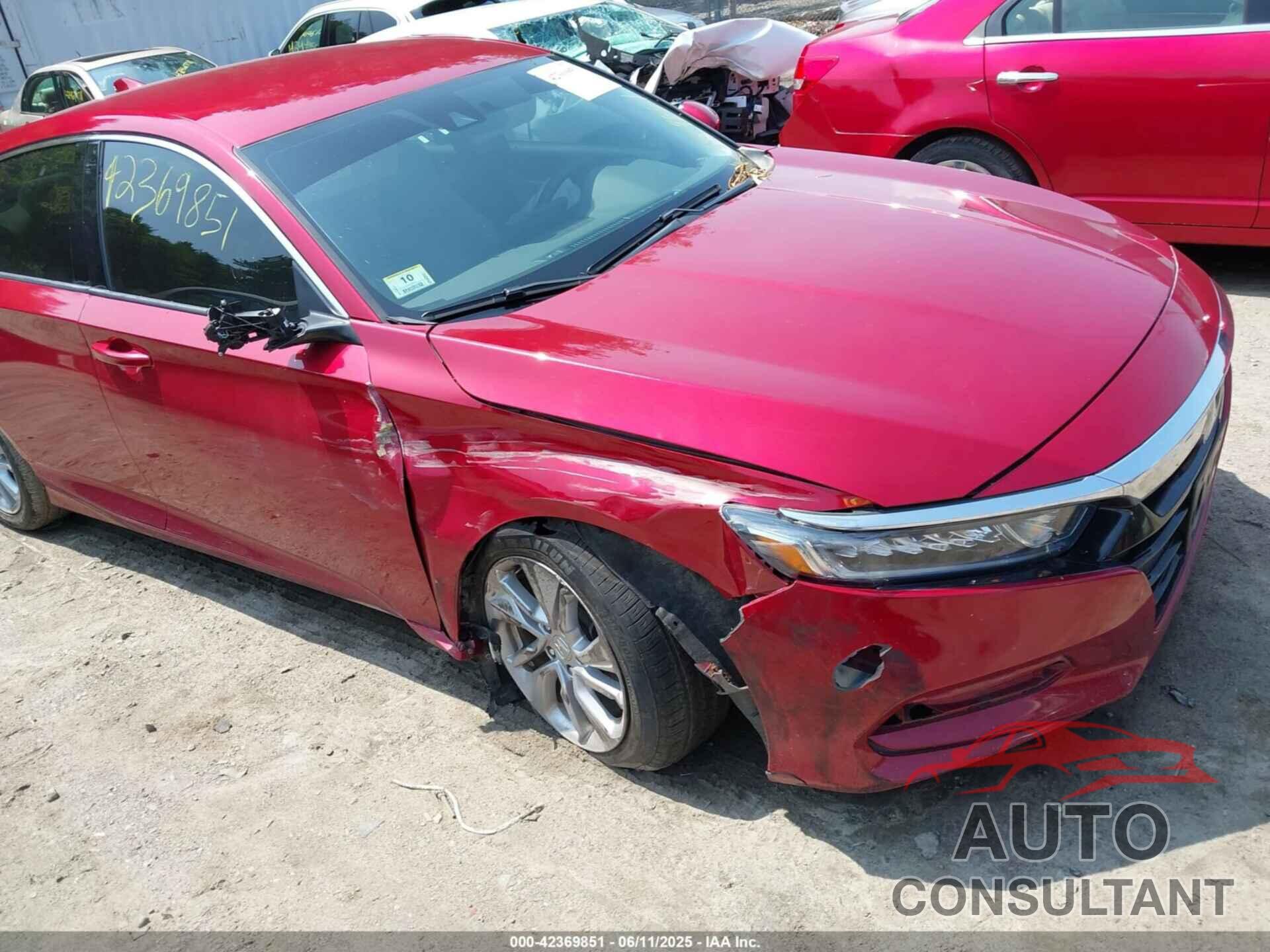 HONDA ACCORD 2018 - 1HGCV1F15JA050135