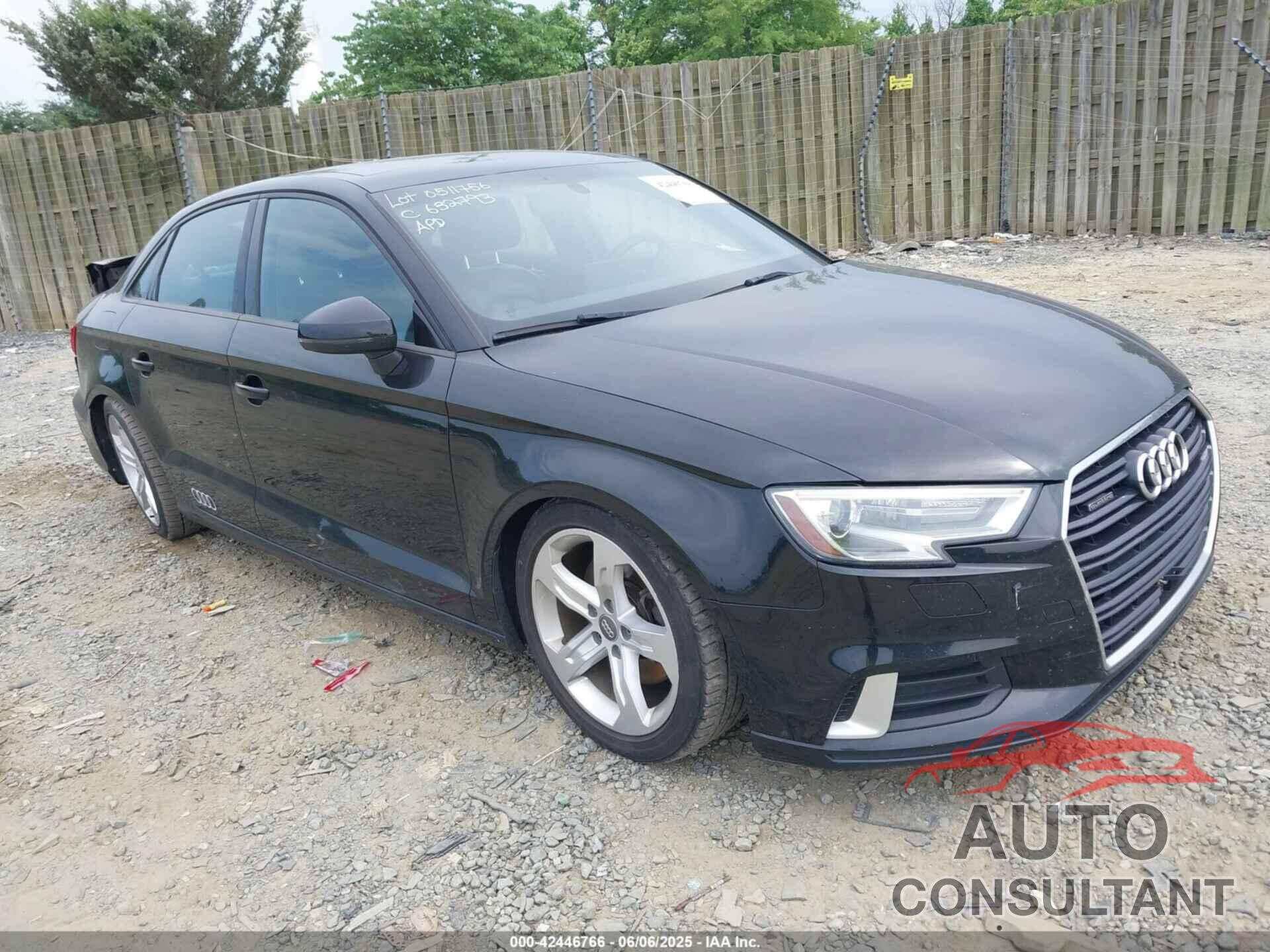 AUDI A3 2017 - WAUB8GFF3H1034216