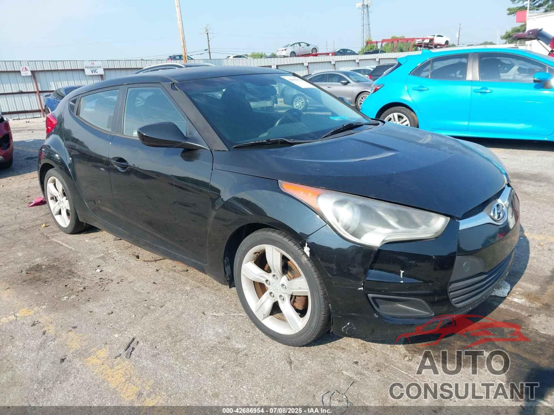 HYUNDAI VELOSTER 2013 - KMHTC6AD3DU162921