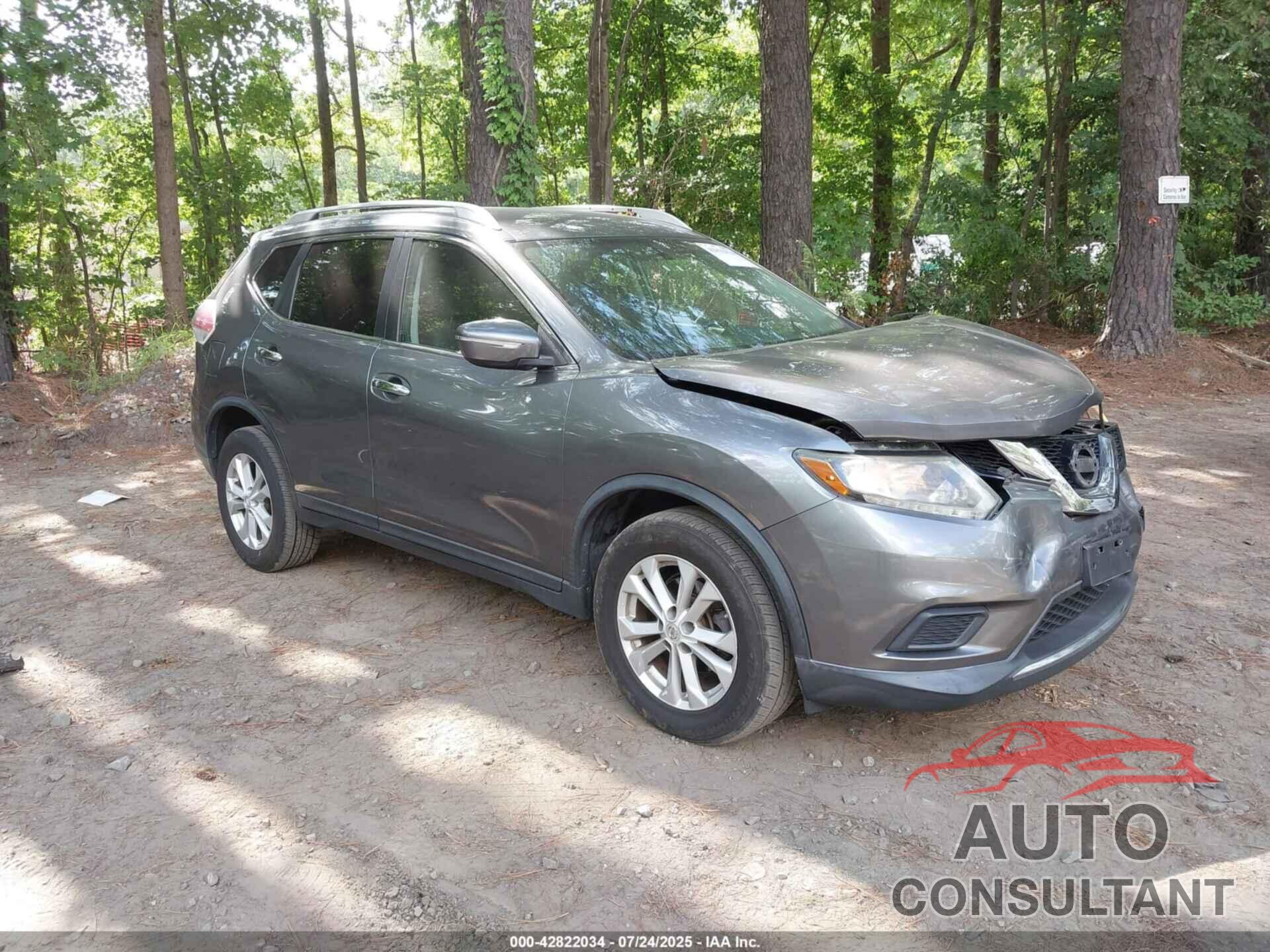 NISSAN ROGUE 2015 - KNMAT2MV5FP541719