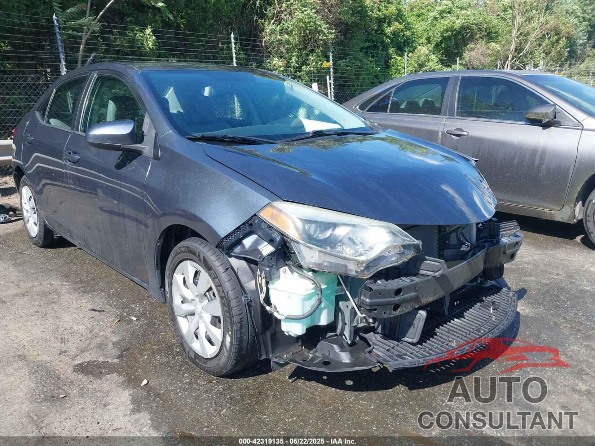 TOYOTA COROLLA 2016 - 2T1BURHE4GC631268