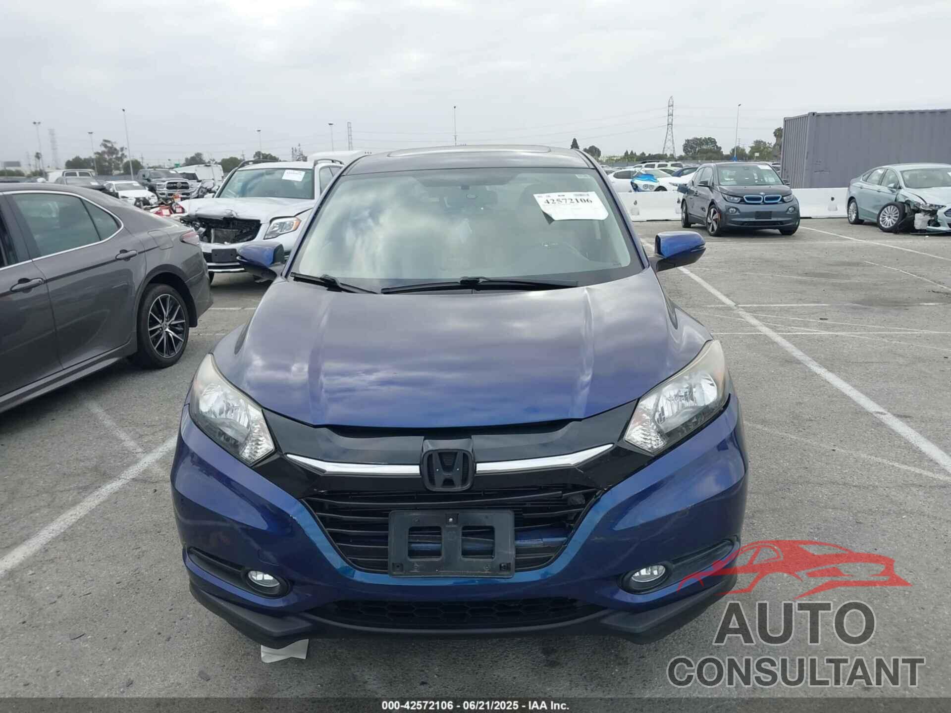 HONDA HR-V 2017 - 3CZRU5H54HG708942