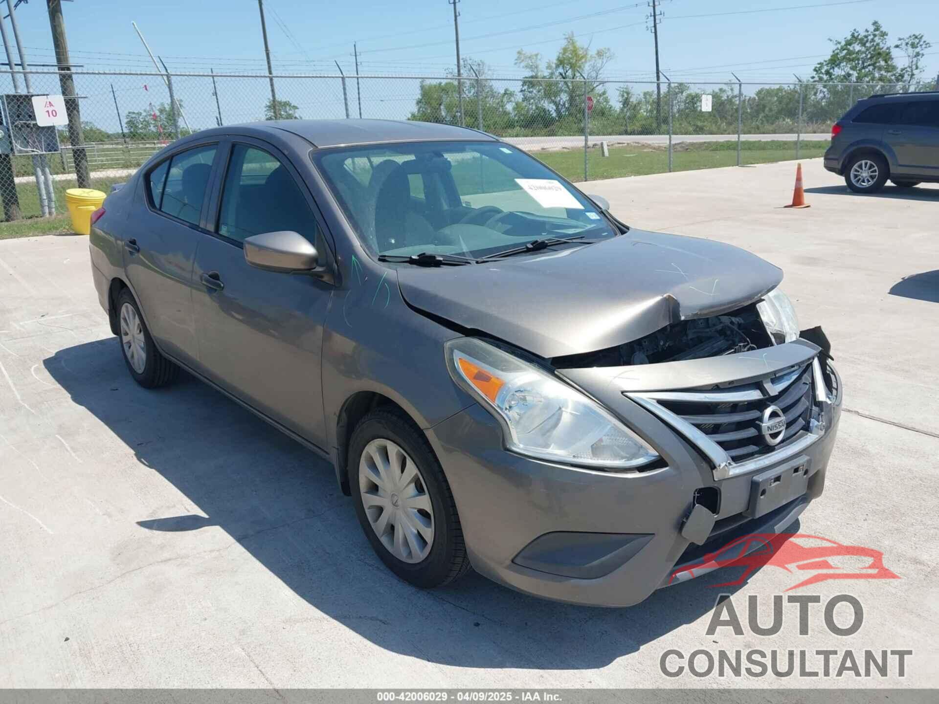 NISSAN VERSA 2016 - 3N1CN7AP6GL872279