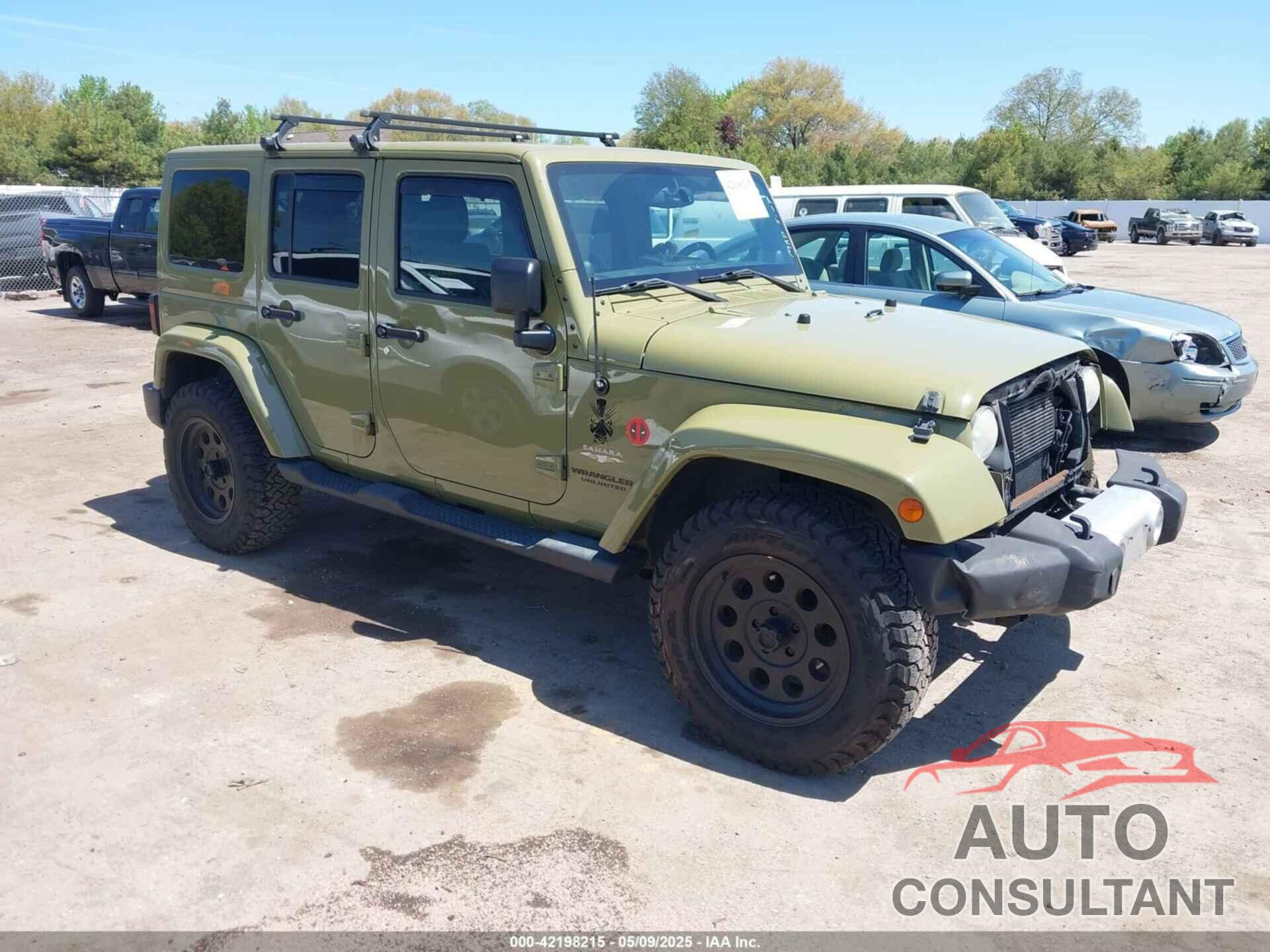 JEEP WRANGLER UNLIMITED 2013 - 1C4BJWEG8DL557533