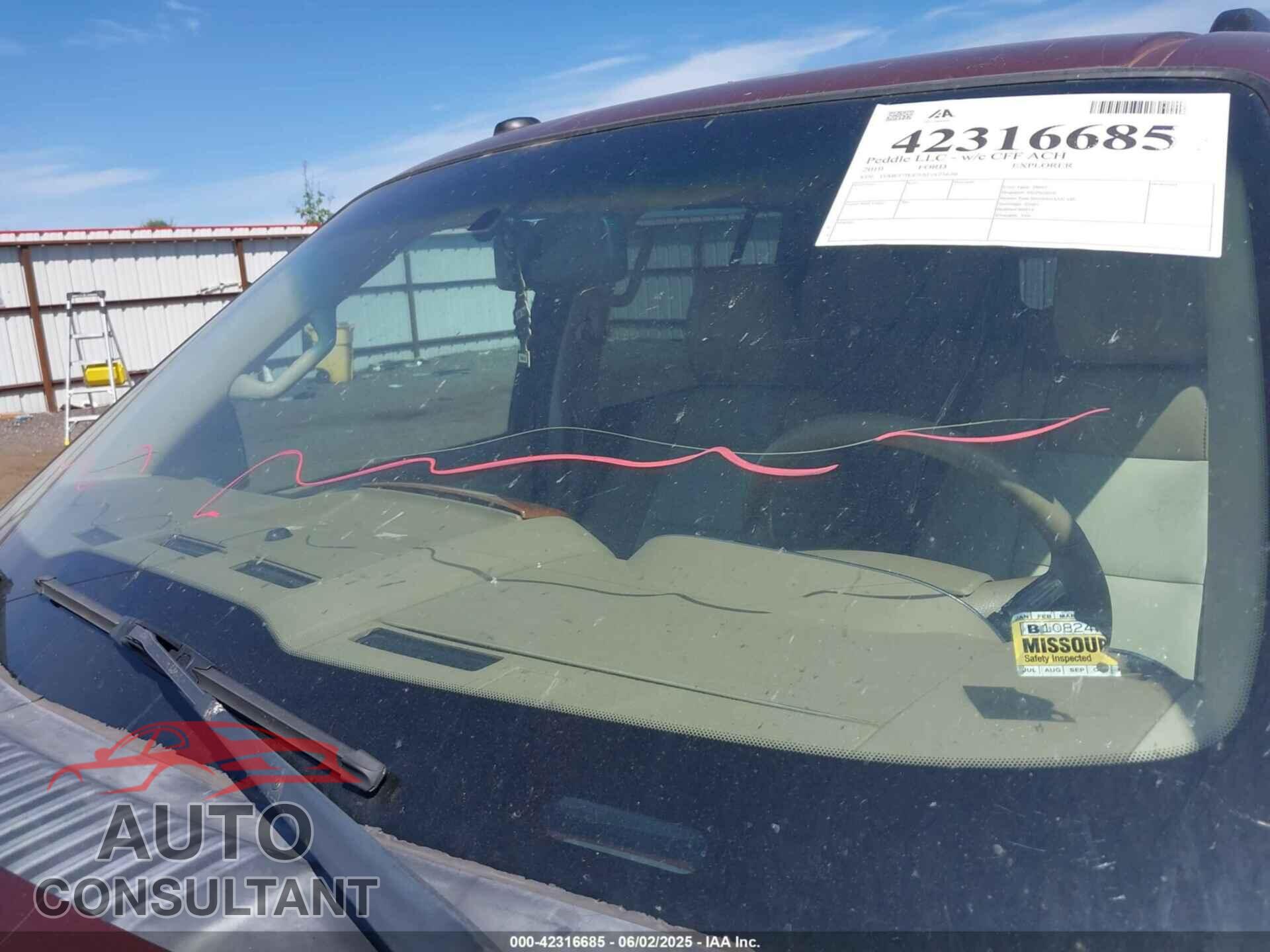 FORD EXPLORER 2010 - 1FMEU7EE5AUA73670