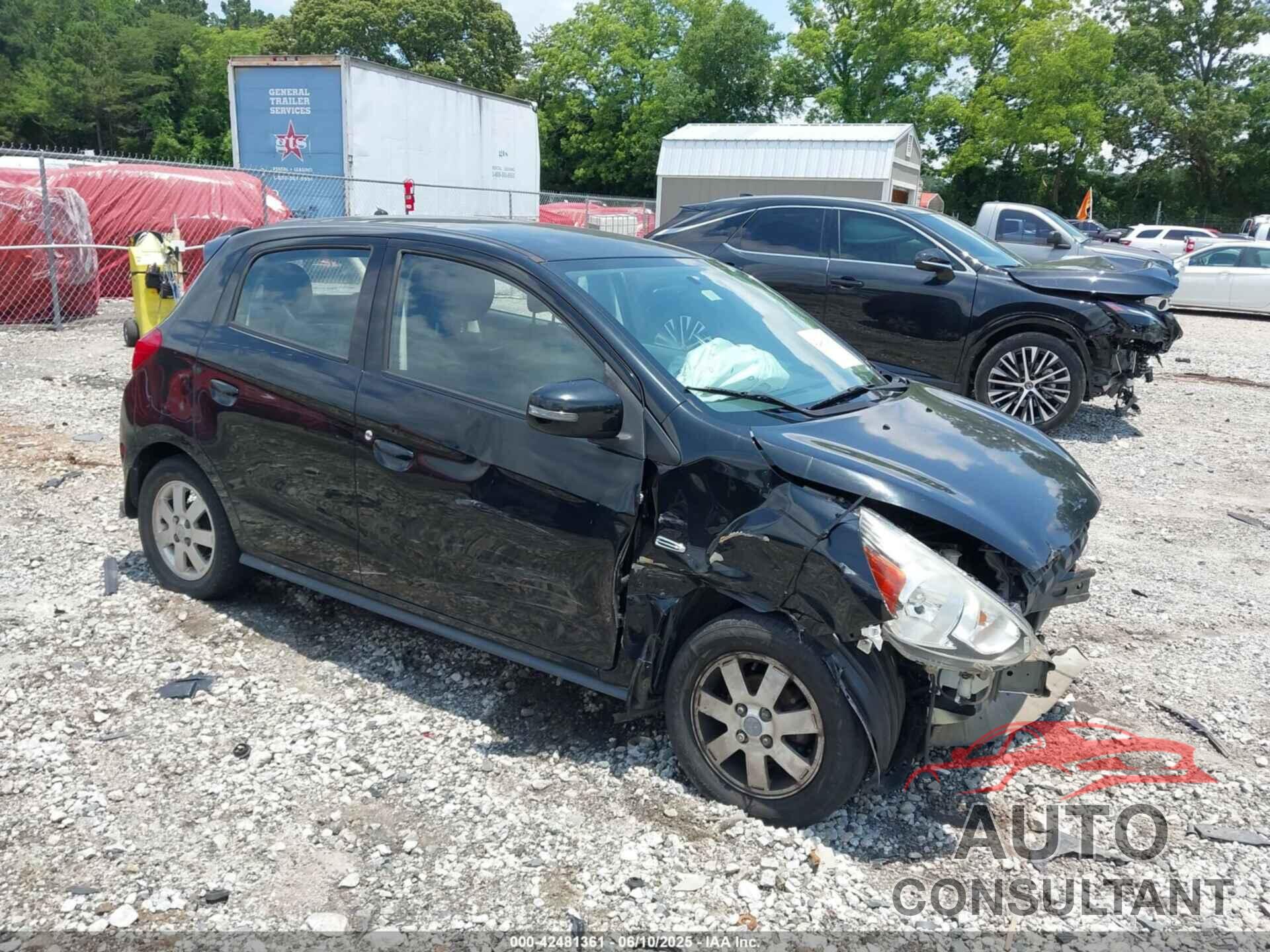 MITSUBISHI MIRAGE 2015 - ML32A4HJ1FH041213