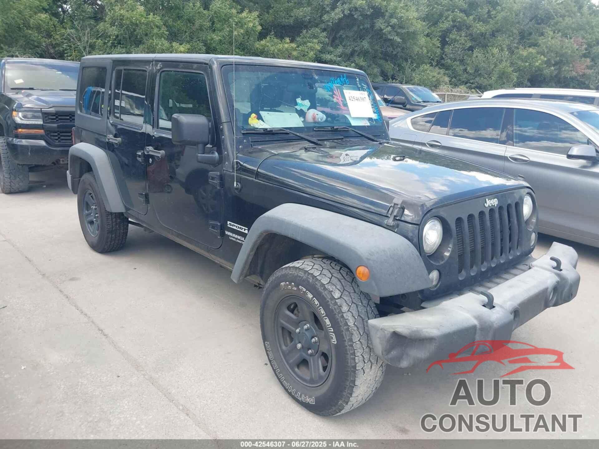 JEEP WRANGLER UNLIMITED 2017 - 1C4BJWDGXHL618064