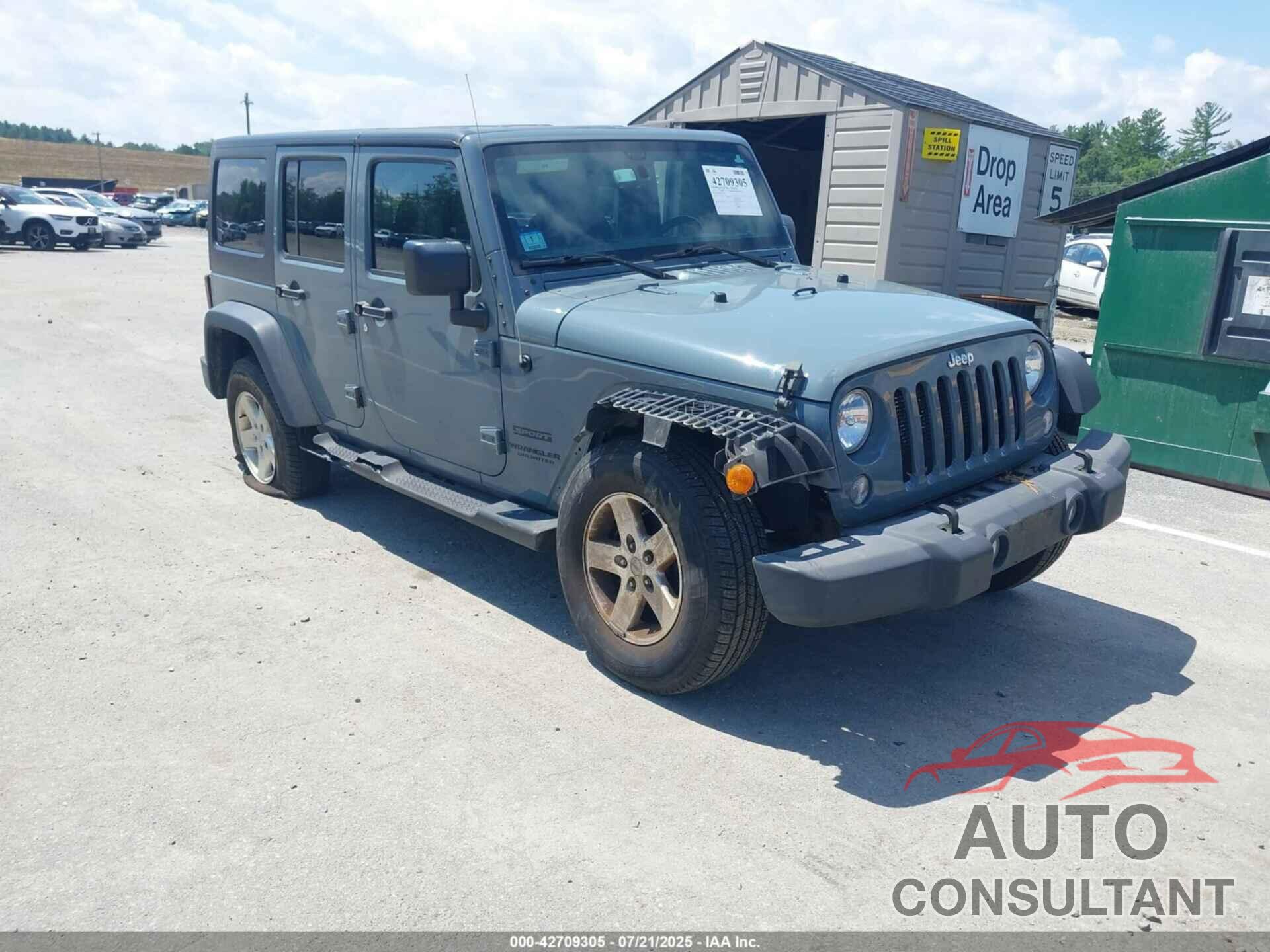 JEEP WRANGLER UNLIMITED 2015 - 1C4BJWDG6FL639510