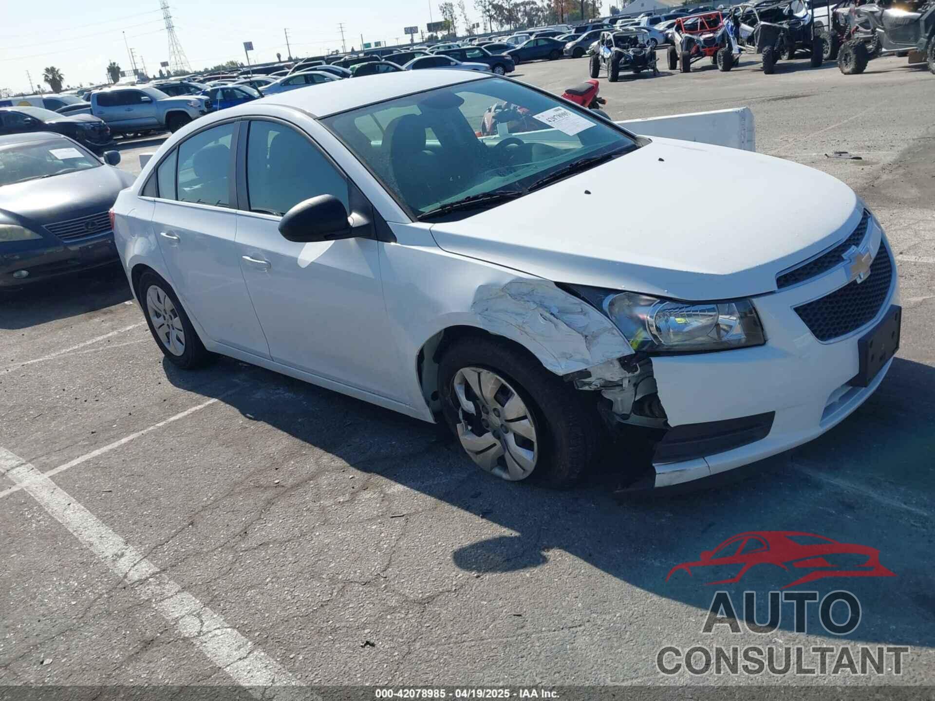 CHEVROLET CRUZE 2012 - 1G1PC5SH0C7402837
