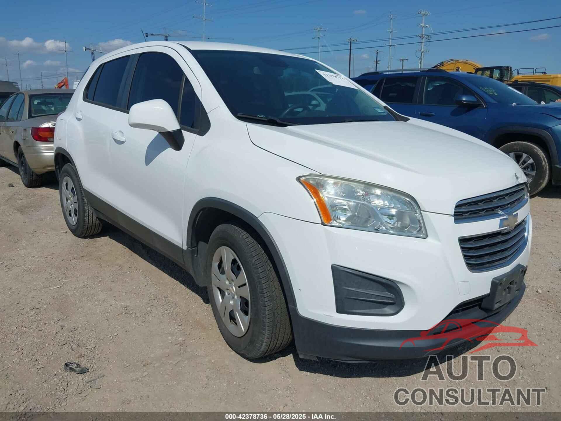 CHEVROLET TRAX 2016 - 3GNCJKSB0GL259709
