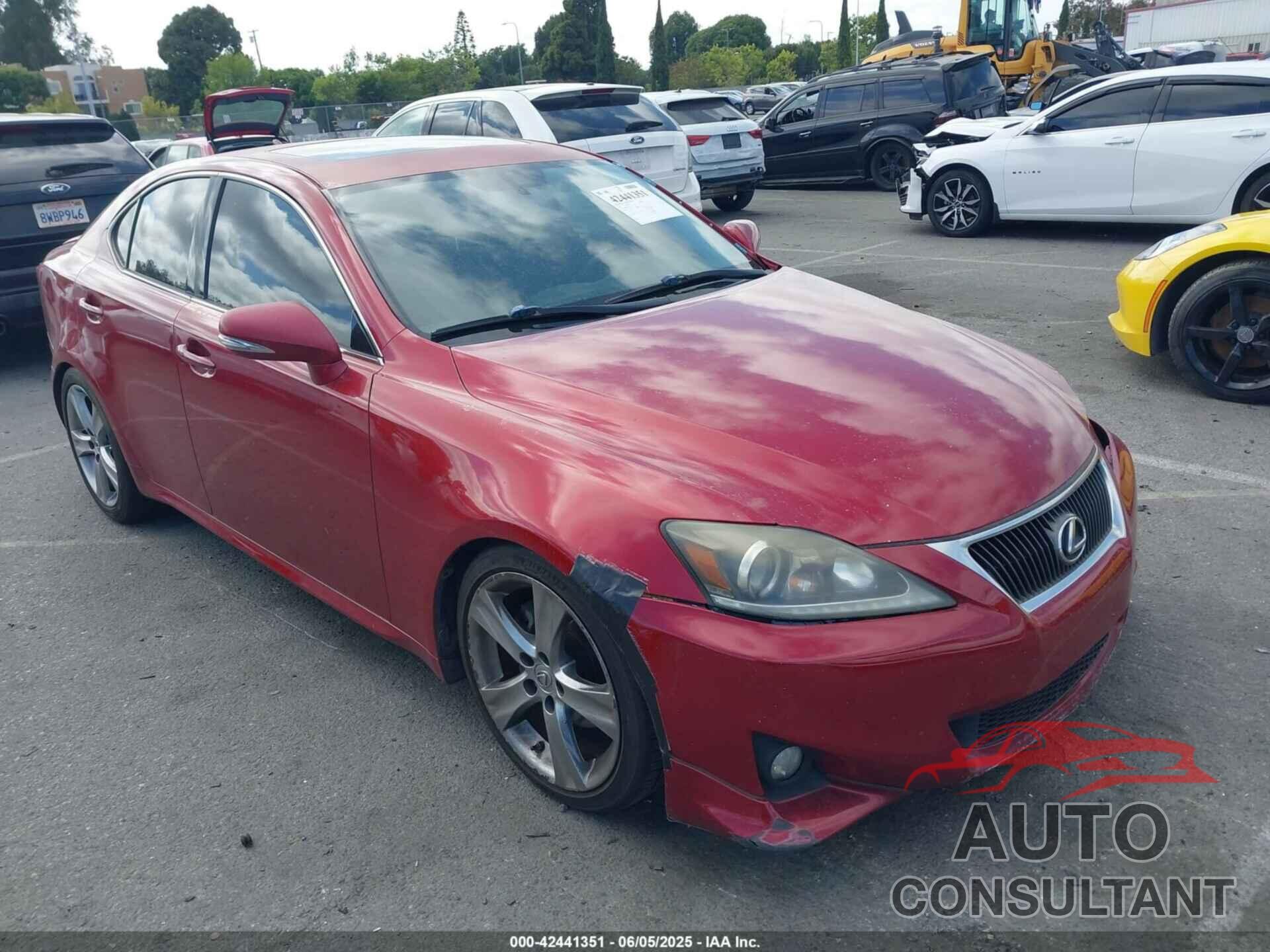 LEXUS IS 250 2011 - JTHBF5C22B5131937
