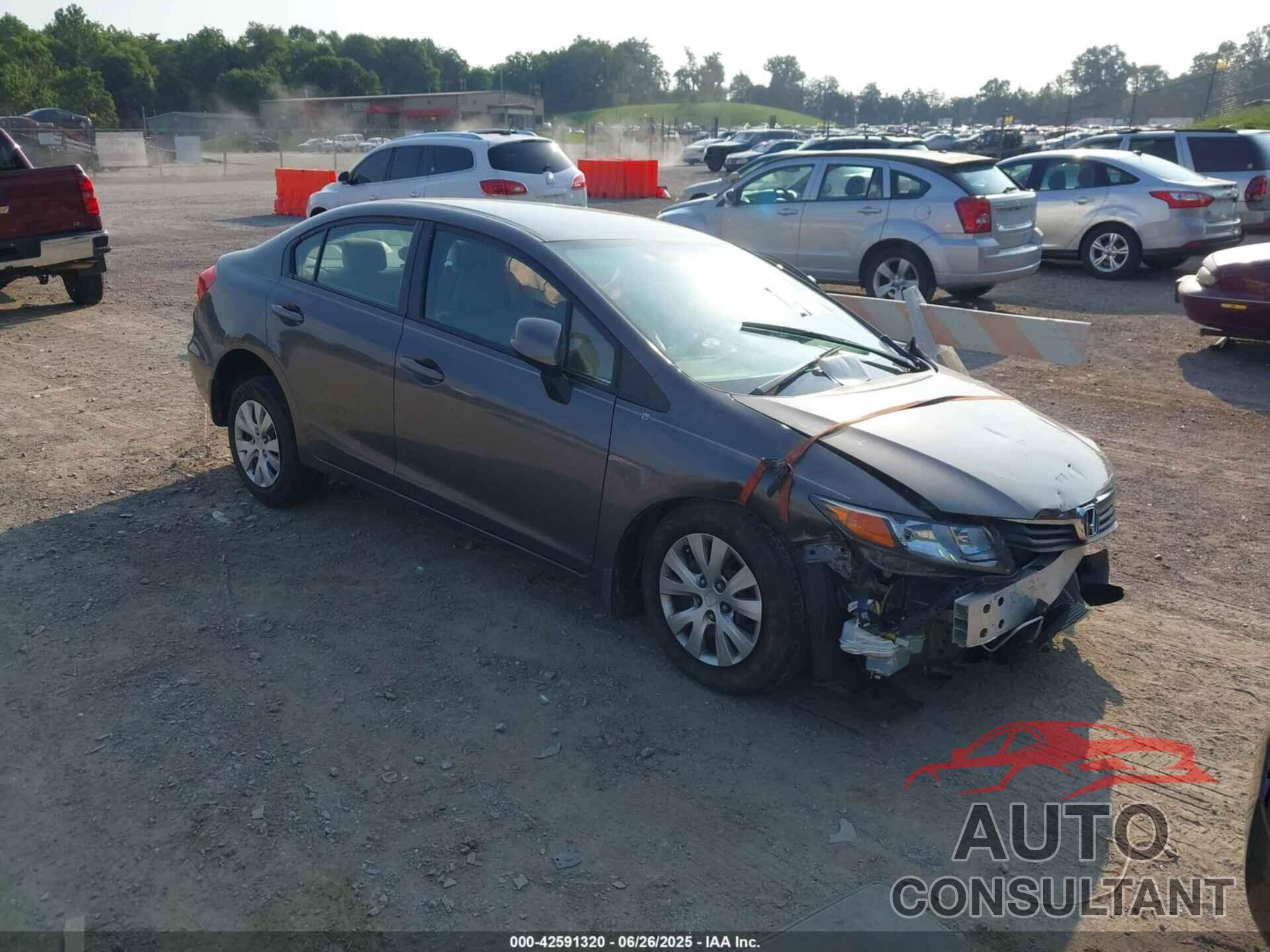 HONDA CIVIC 2012 - 19XFB2F55CE065196