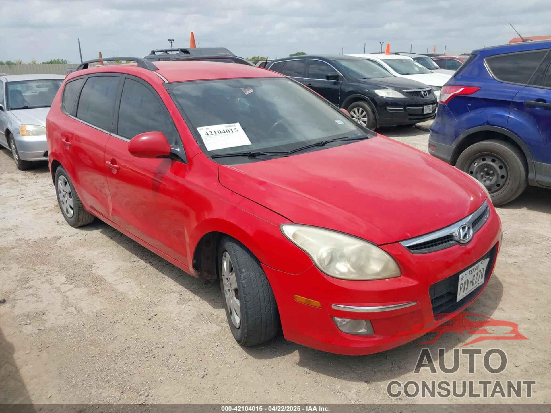 HYUNDAI ELANTRA TOURING 2010 - KMHDC8AE4AU084055