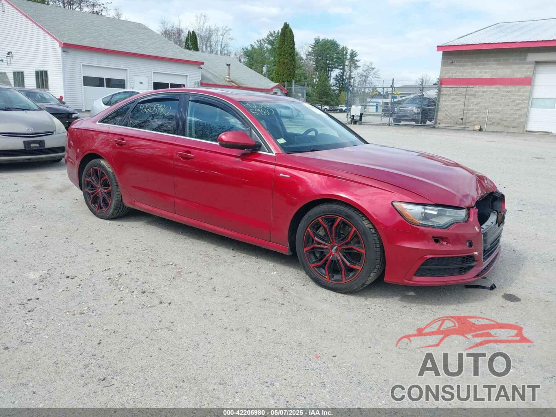 AUDI A6 2013 - WAUHGBFC4DN004599