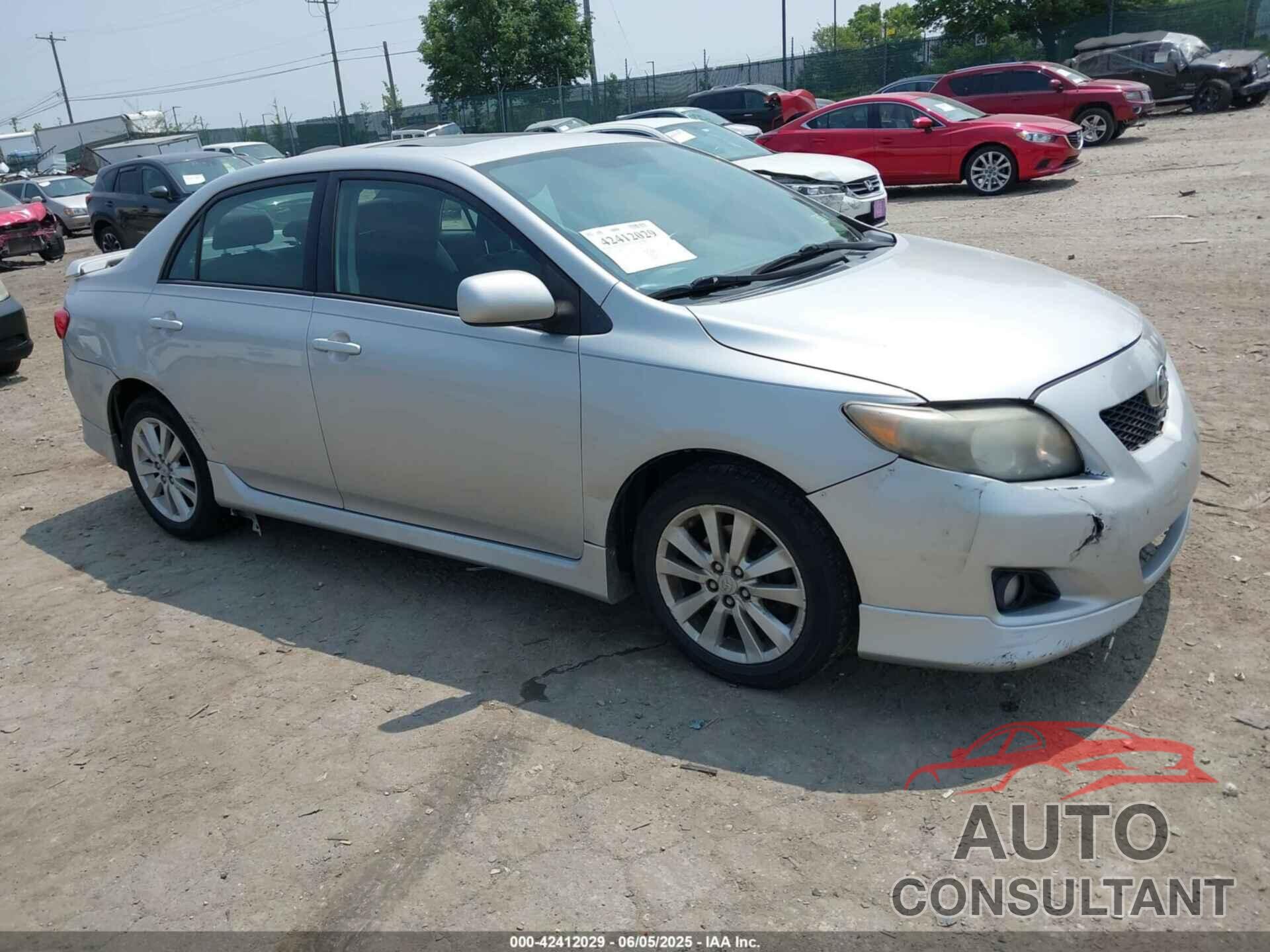 TOYOTA COROLLA 2009 - 2T1BU40E09C137751
