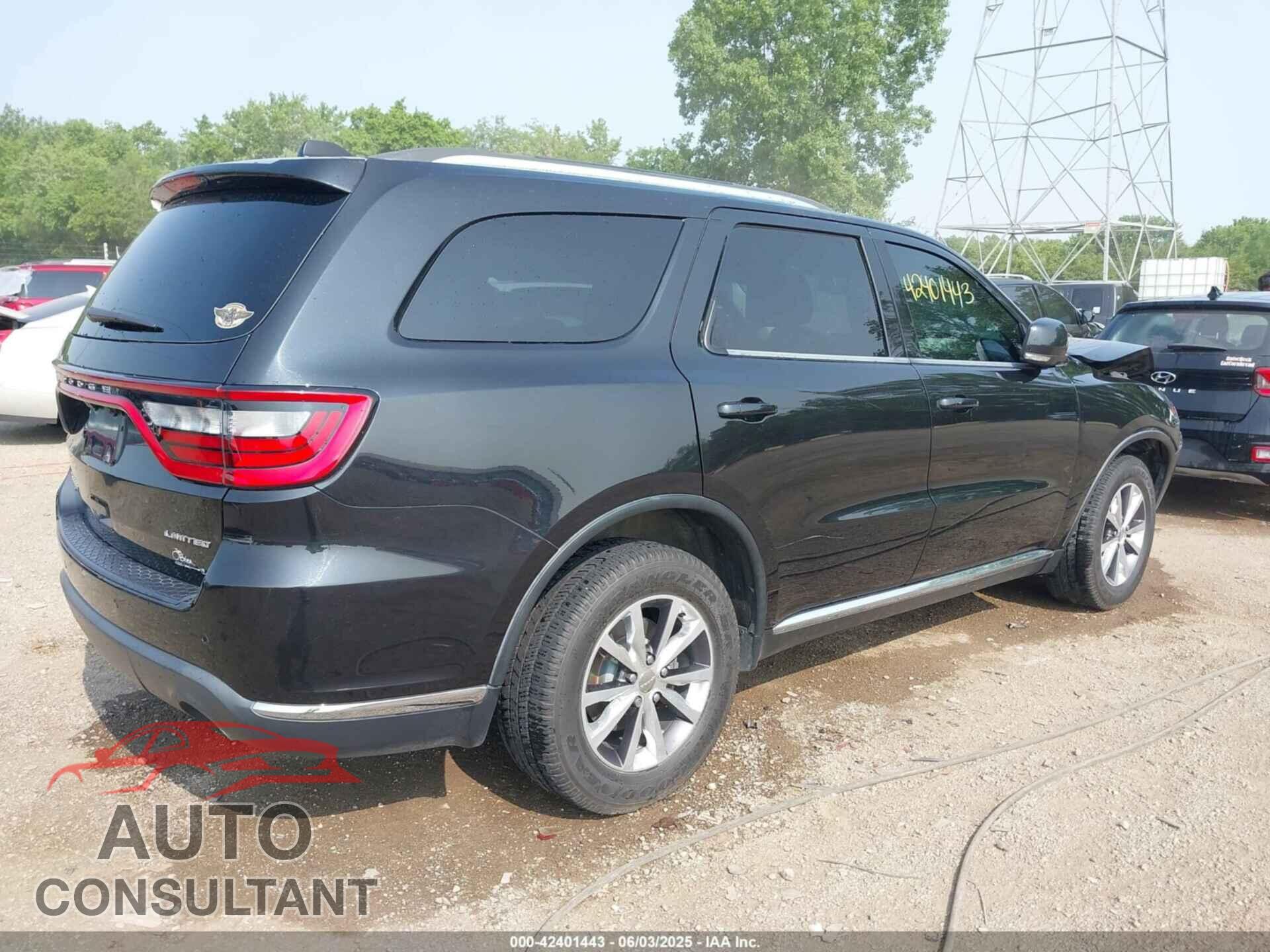 DODGE DURANGO 2016 - 1C4RDJDGXGC446769