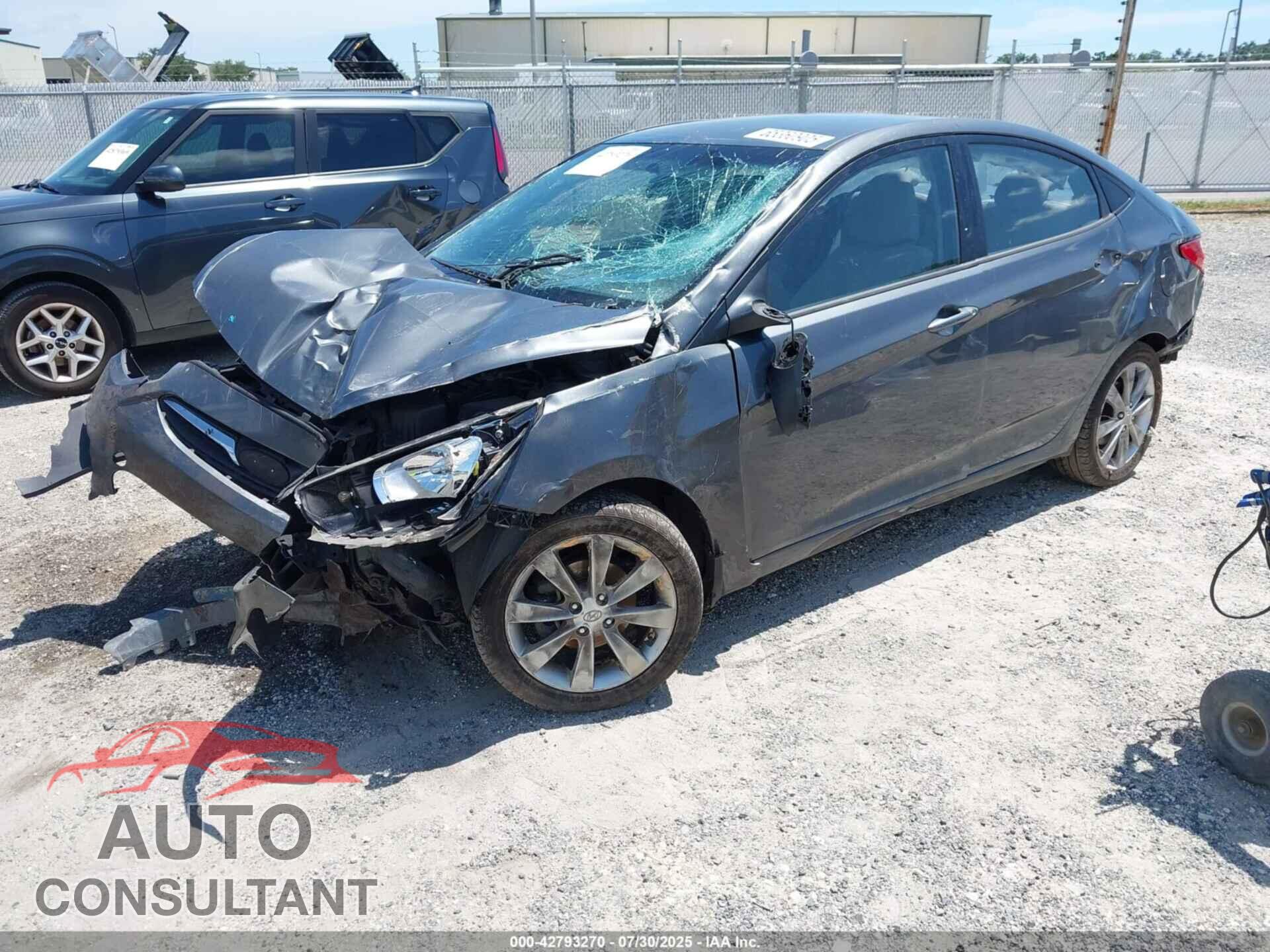 HYUNDAI ACCENT 2012 - KMHCU4AE4CU236372
