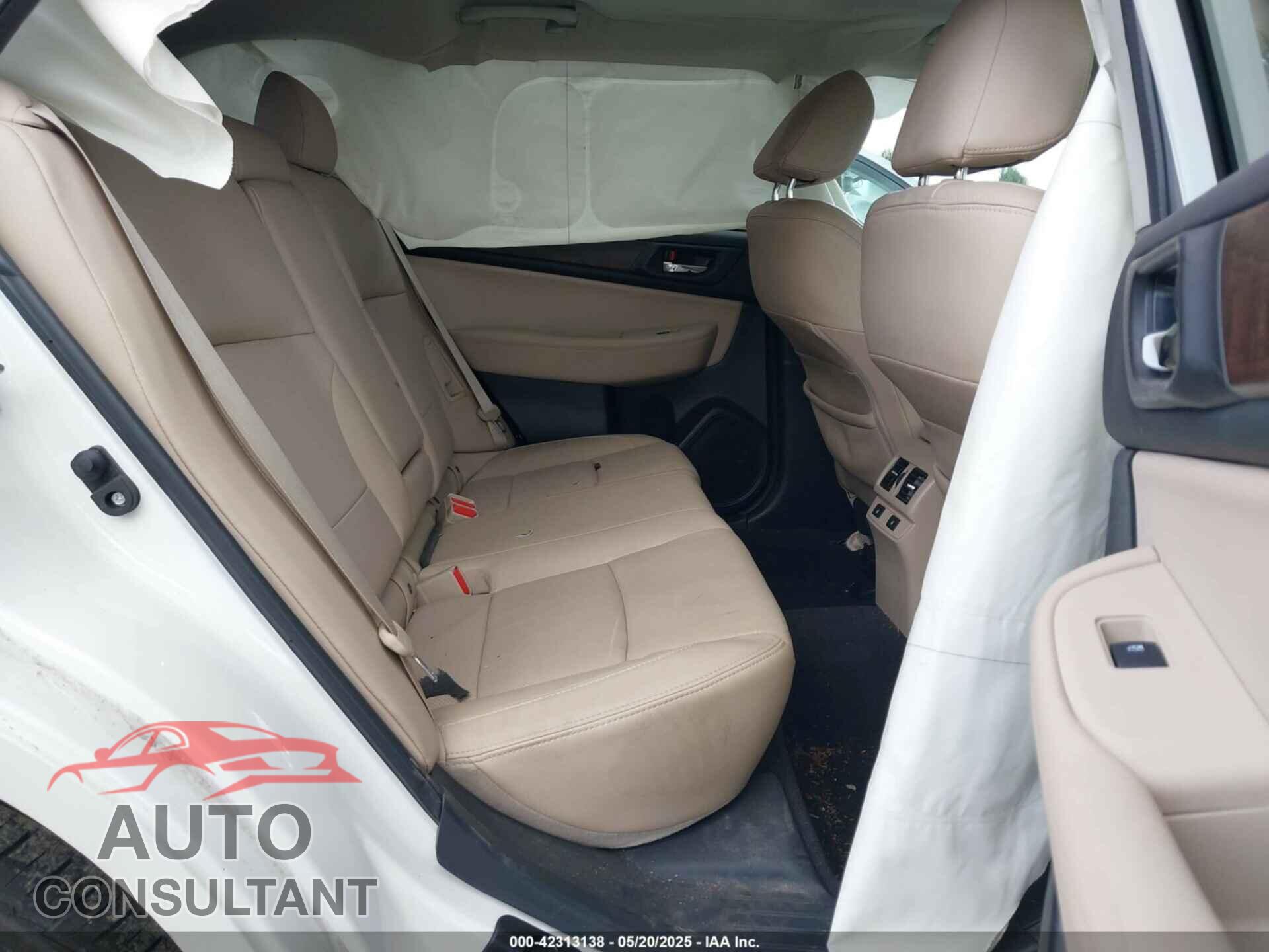 SUBARU OUTBACK 2016 - 4S4BSBLC8G3295180