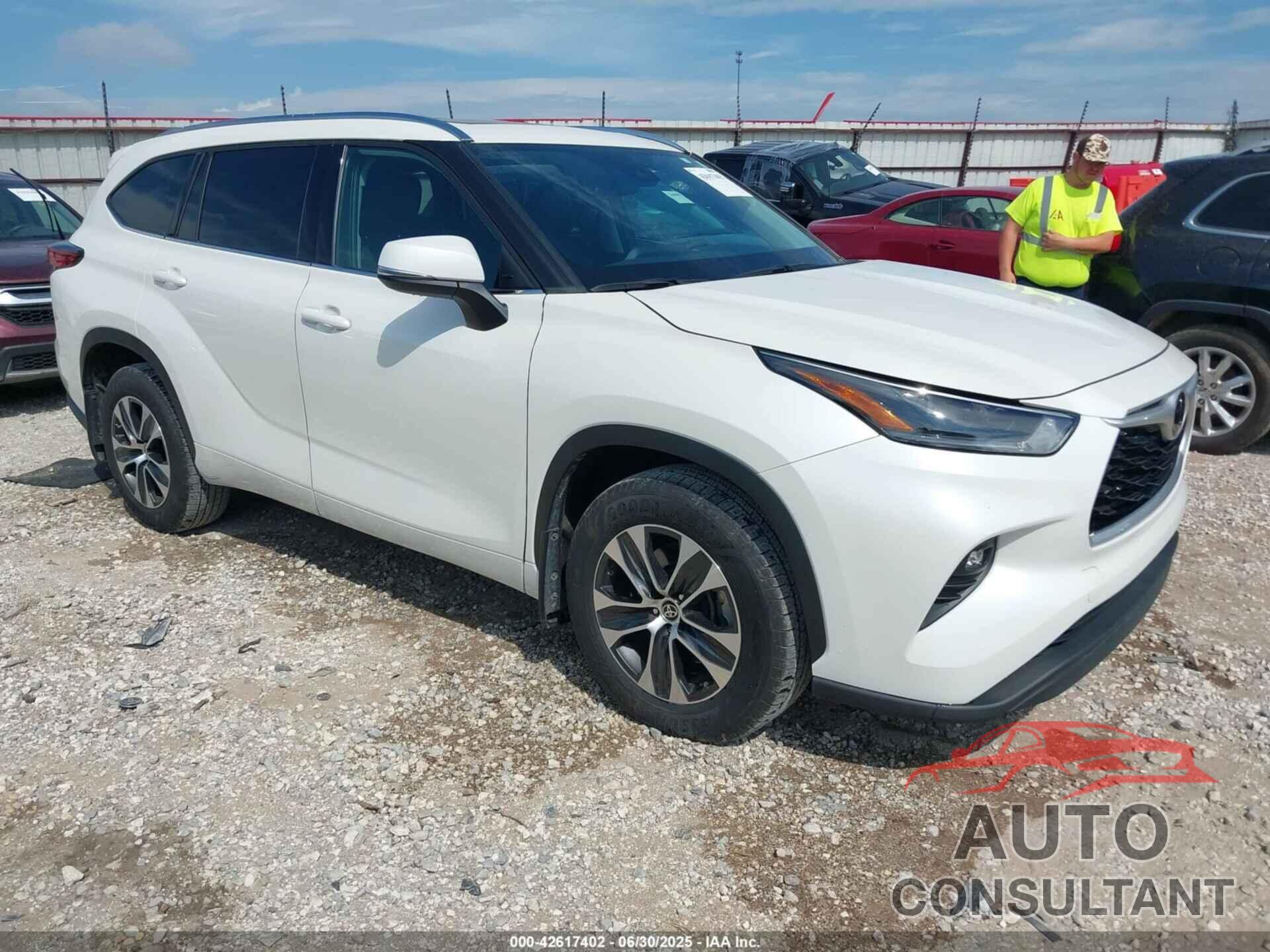 TOYOTA HIGHLANDER 2021 - 5TDGZRAH2MS043898