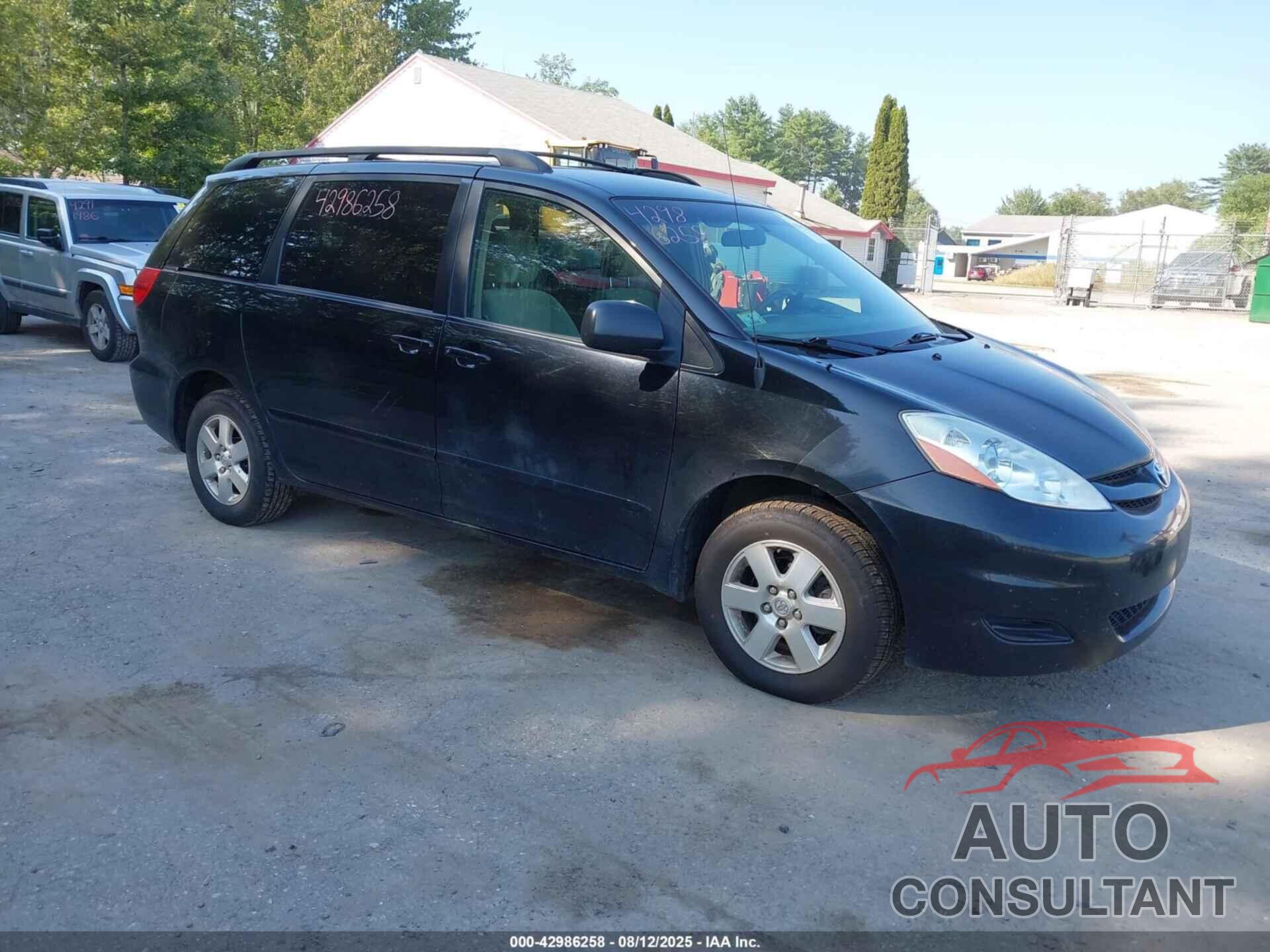 TOYOTA SIENNA 2009 - 5TDZK23CX9S272052