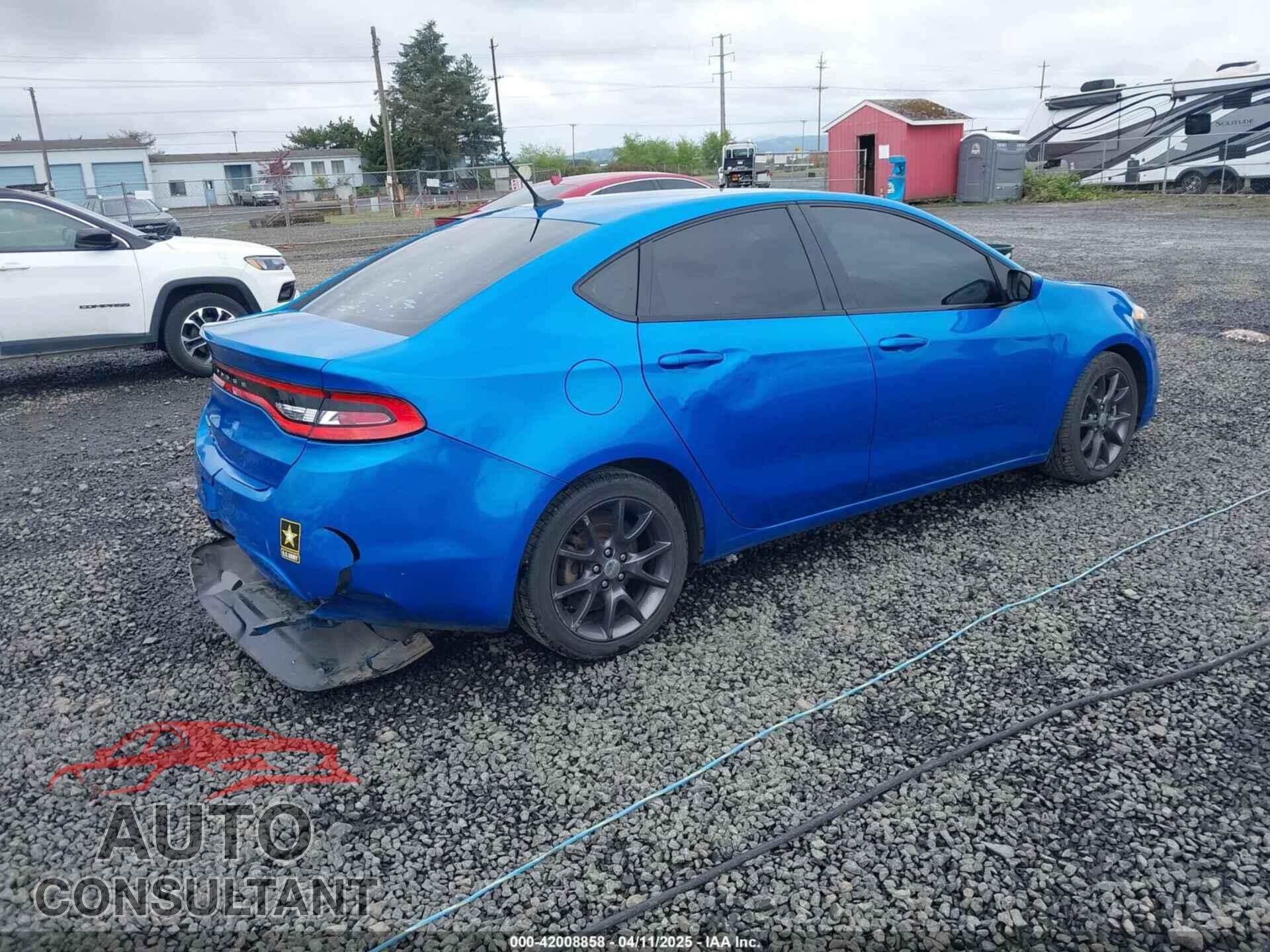 DODGE DART 2016 - 1C3CDFAA8GD578236