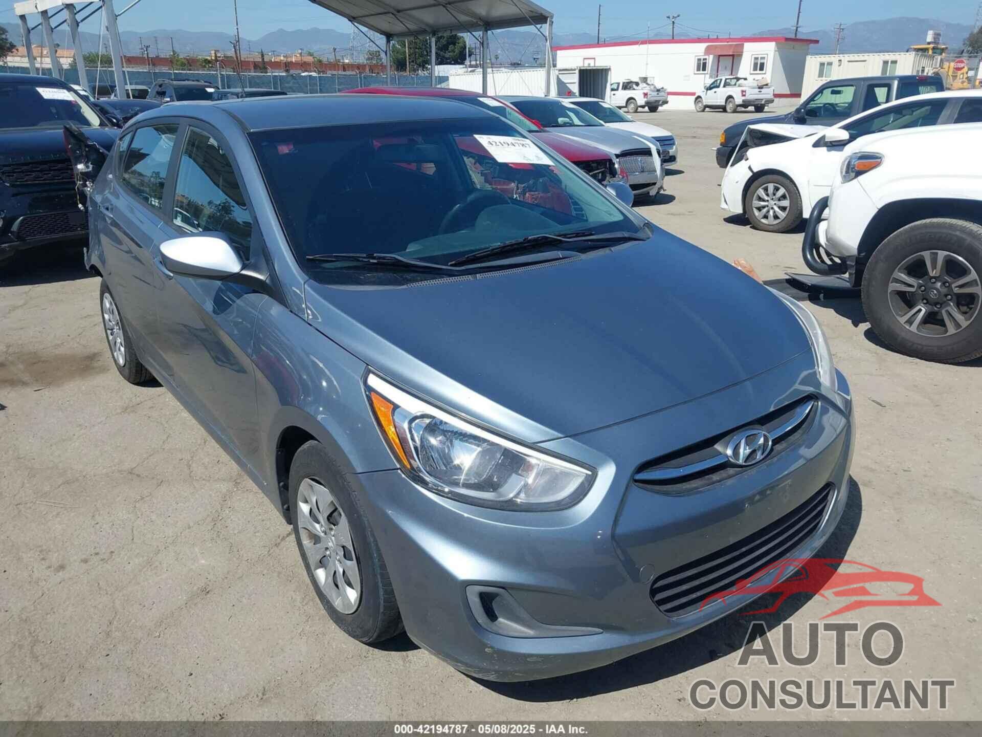 HYUNDAI ACCENT 2017 - KMHCT5AE8HU363240