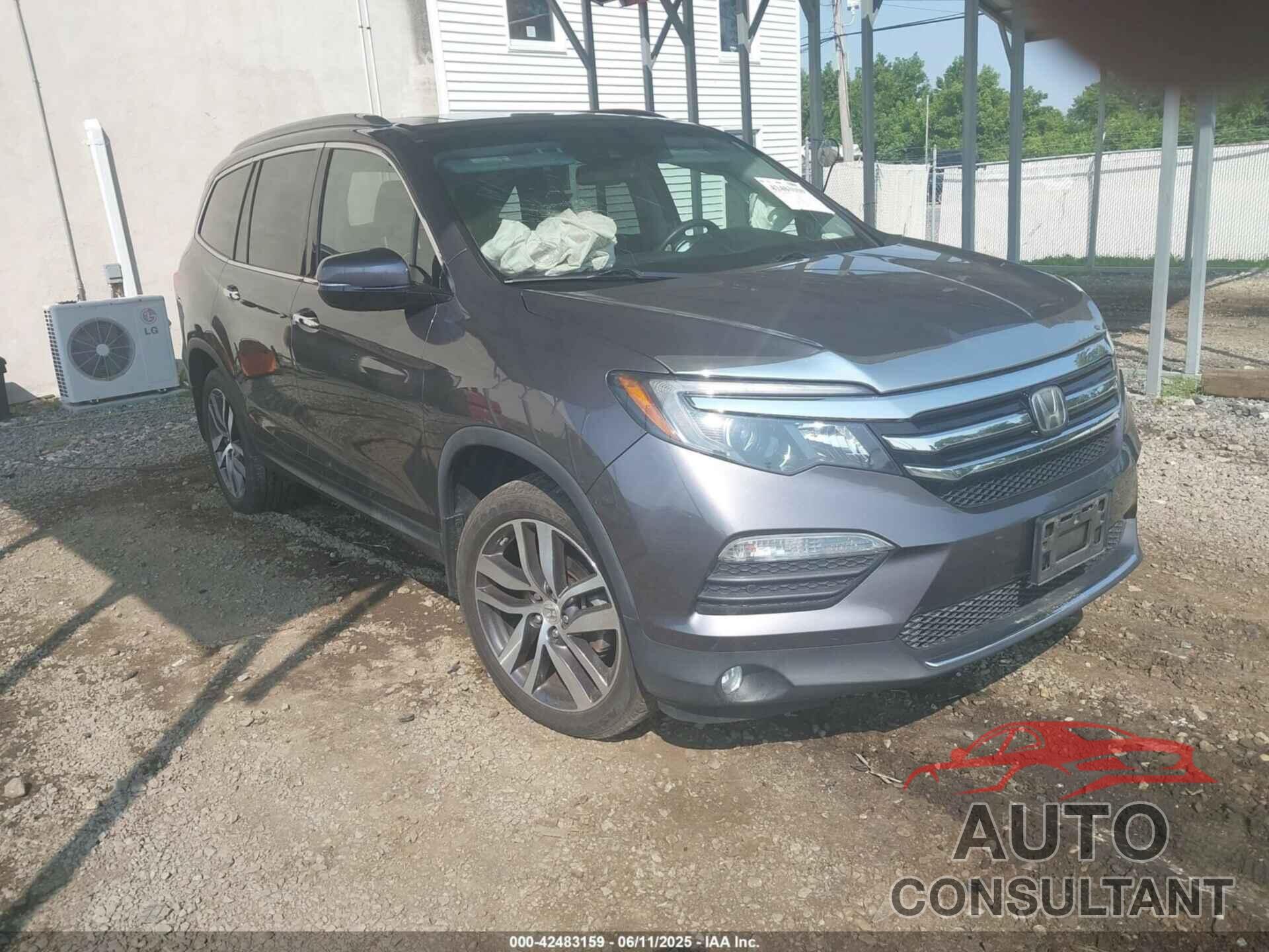 HONDA PILOT 2017 - 5FNYF6H02HB028386