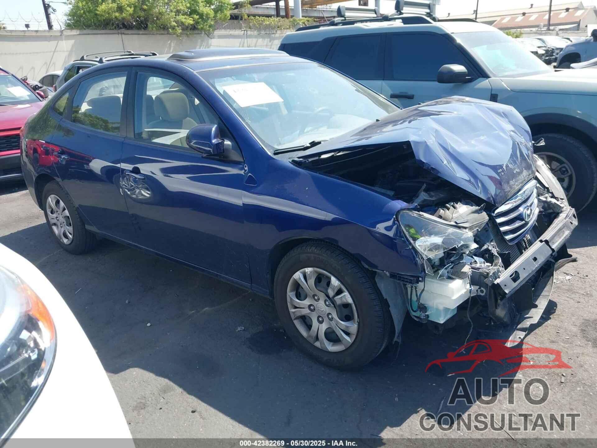 HYUNDAI ELANTRA 2010 - KMHDU4AD5AU837217