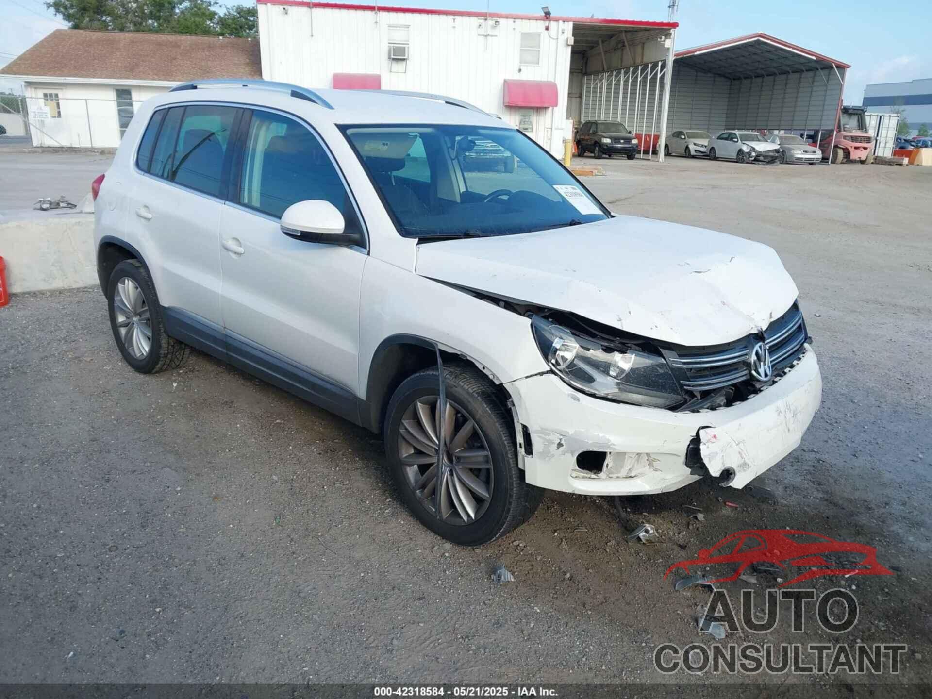 VOLKSWAGEN TIGUAN 2013 - WVGAV7AX5DW545202