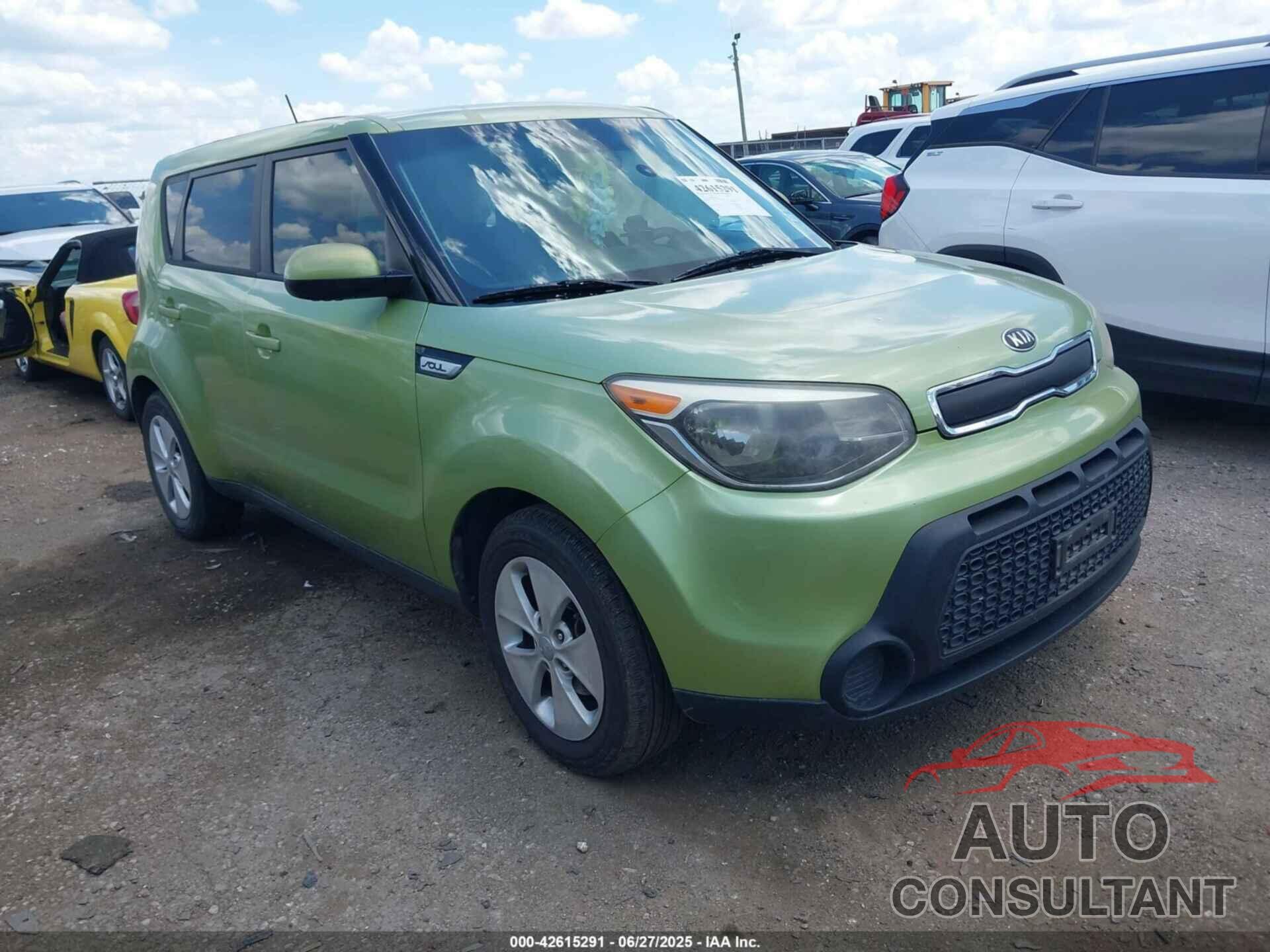 KIA SOUL 2015 - KNDJN2A27F7809013