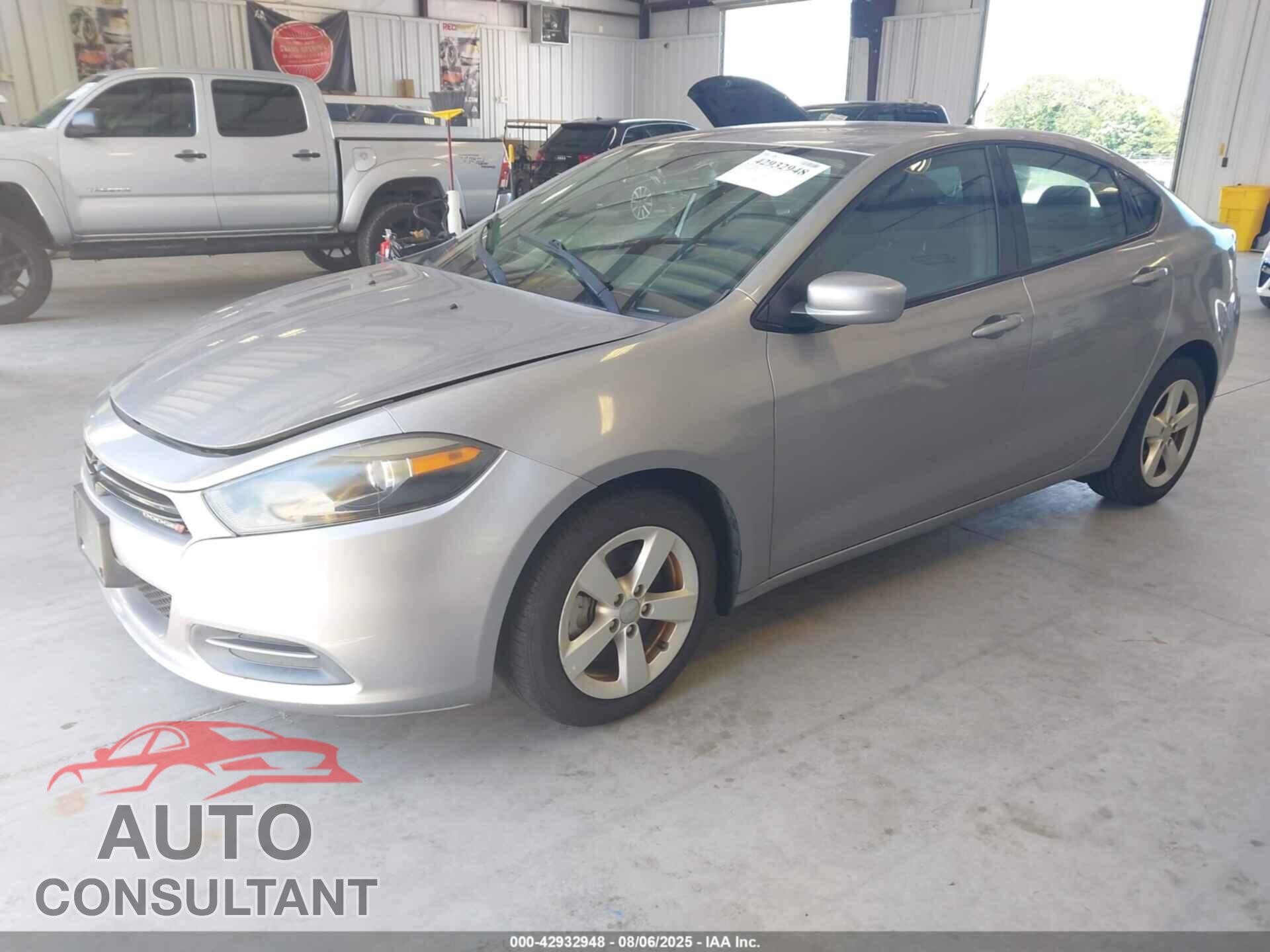 DODGE DART 2016 - 1C3CDFBB4GD613684