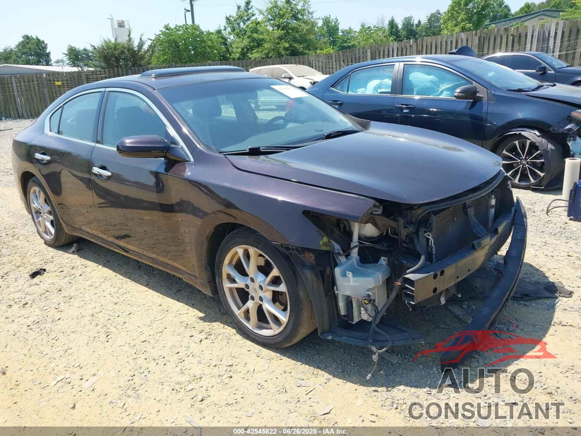 NISSAN MAXIMA 2012 - 1N4AA5AP0CC826169
