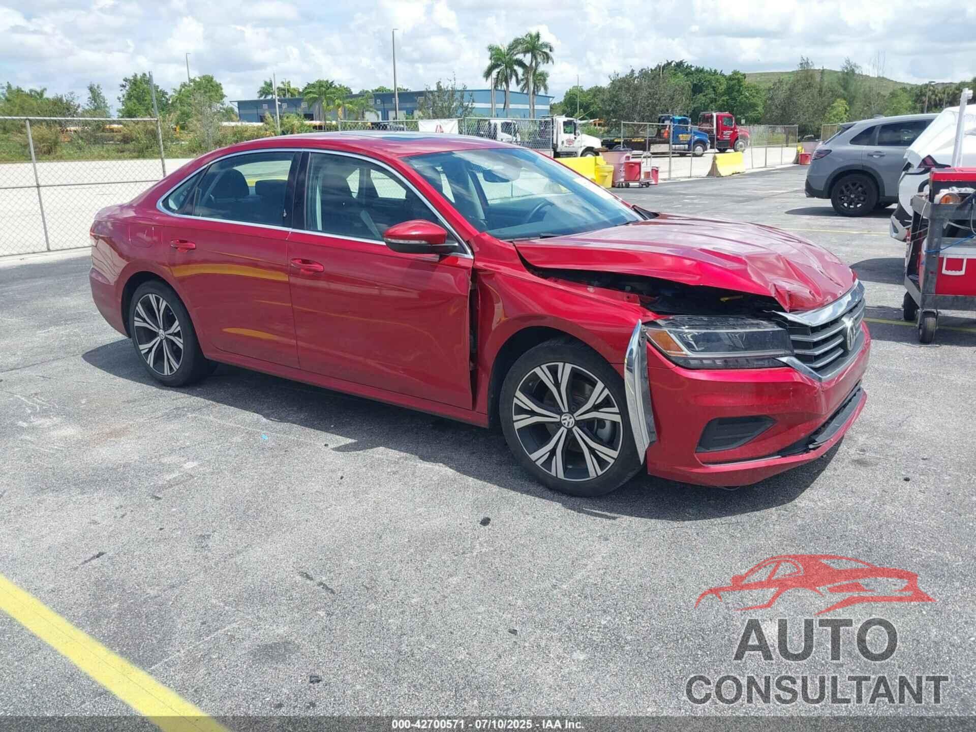 VOLKSWAGEN PASSAT 2021 - 1VWSA7A31MC010030